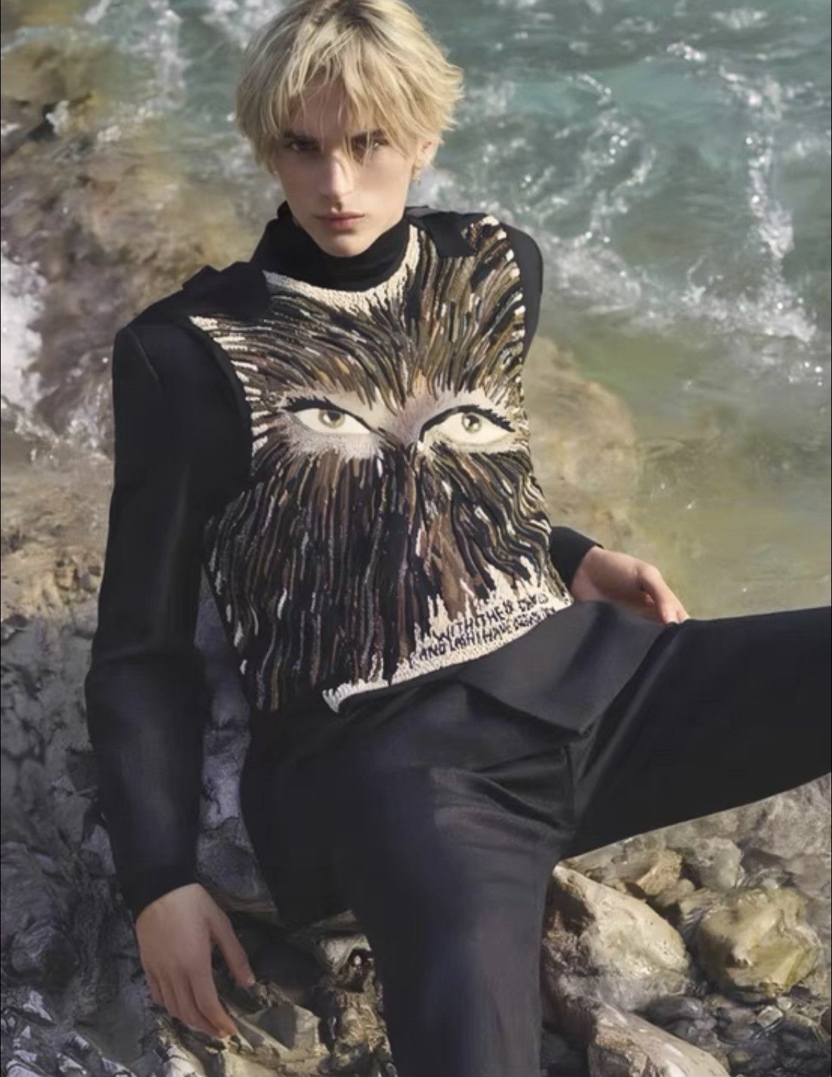 Dior Dior Haute Couture Men AW19 Reymond Petibon Embroidered Vest Size US M / EU 48-50 / 2 - 1 Thumbnail