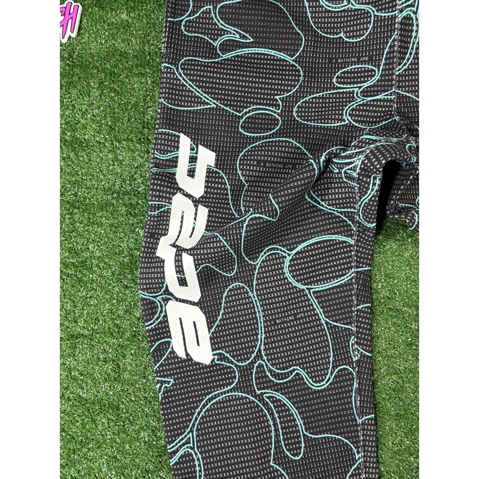 Bape Bape Text Code Camo Black Jogger Sweatpants Size Small Size US 30 / EU 46 - 2 Thumbnail