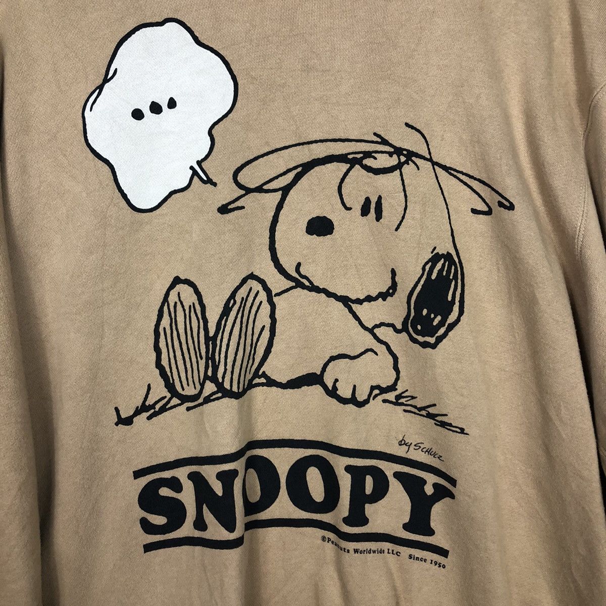 Japanese Brand 📌Vintage Sweatshirt Peanuts Snoopey Big Logo Design Size US XL / EU 56 / 4 - 12 Thumbnail