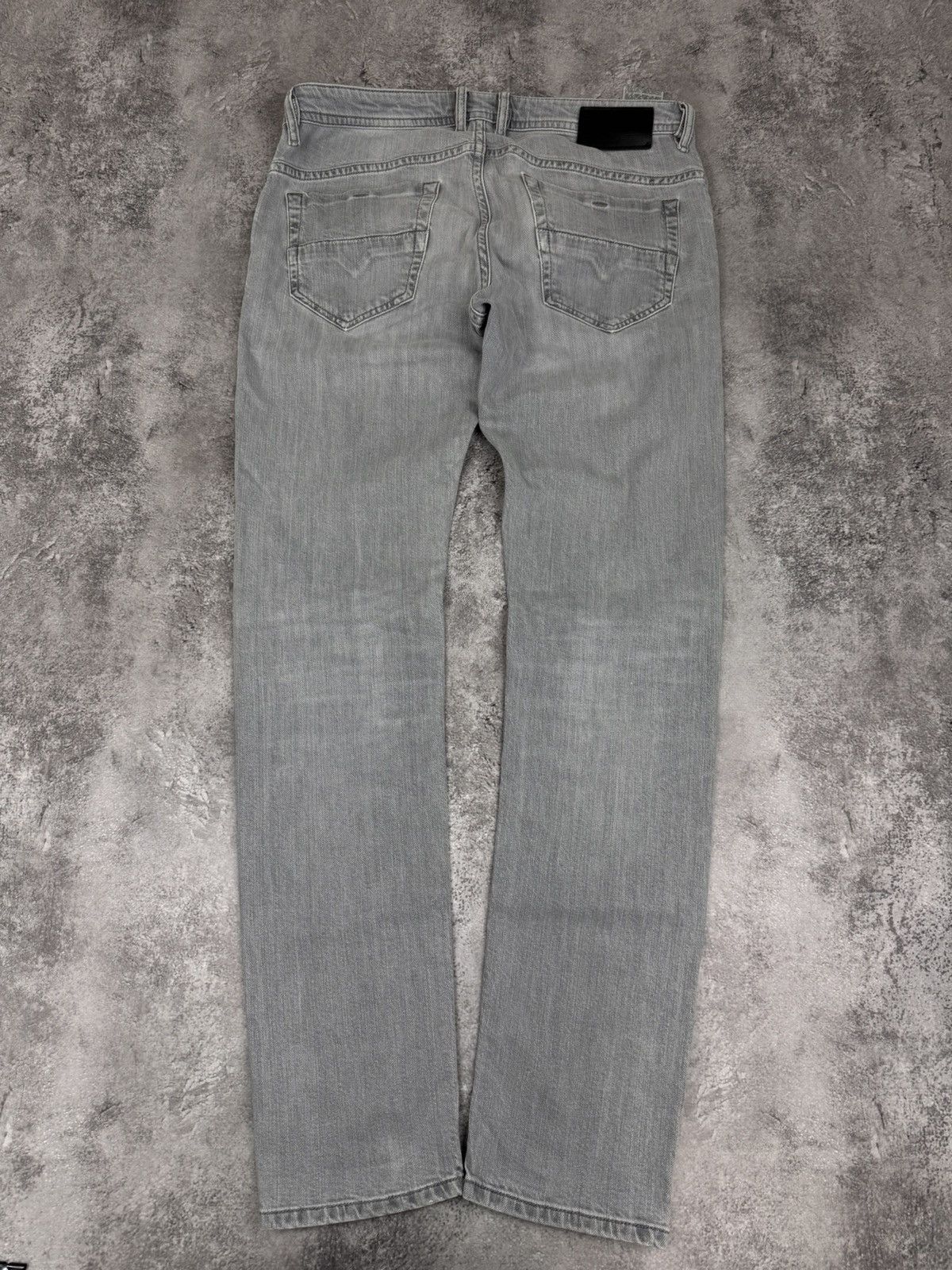 Diesel Diesel Men Cotton Jeans Grey Size 33 Size US 33 - 1 Thumbnail