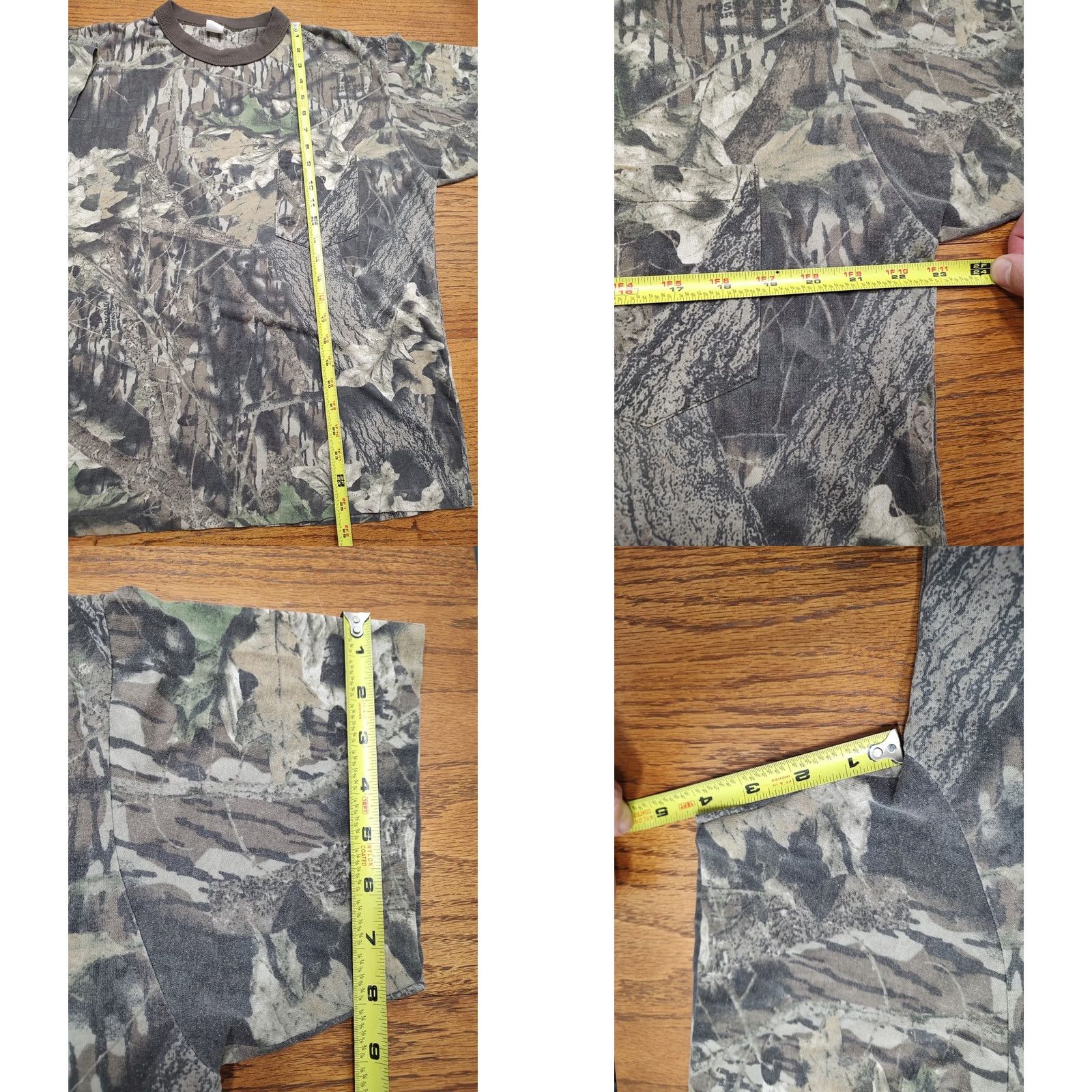 Vintage VINTAGE Mossy Oak Break Up Pocket T Shirt Men XL Camo Ringer USA Single Stitch 90s Size US XL / EU 56 / 4 - 8 Thumbnail
