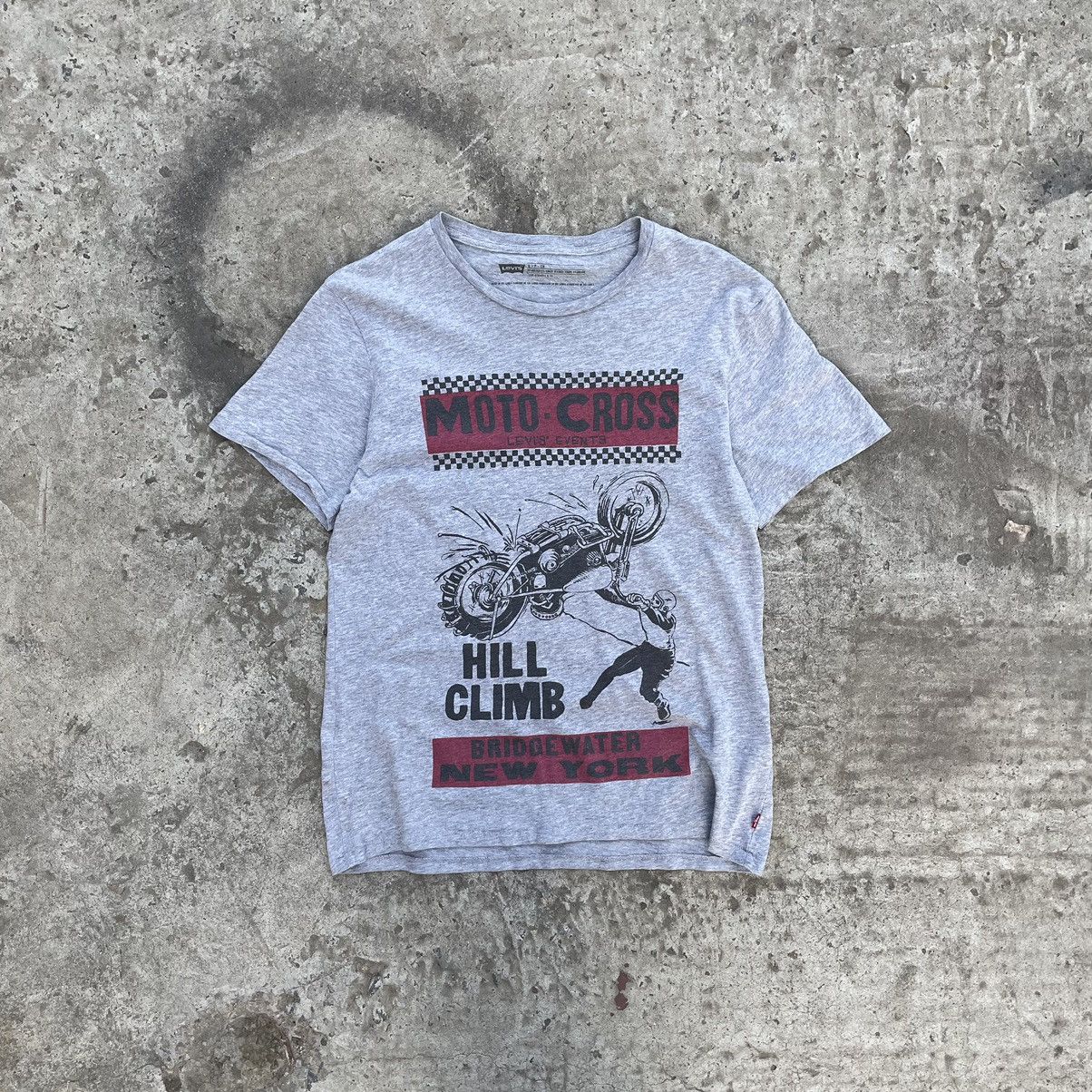 Levi's Vintage T-shirts Levi’s Big Logo Moto Cross 00s Y2K USA Size US S / EU 44-46 / 1 - 1 Thumbnail