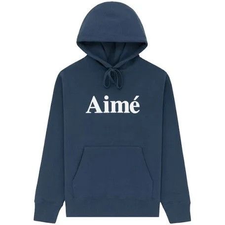 Aime Leon Dore Aime Leon Dore Aime Logo Hoodie Navy Made In Canada Size US M / EU 48-50 / 2 - 1 Thumbnail