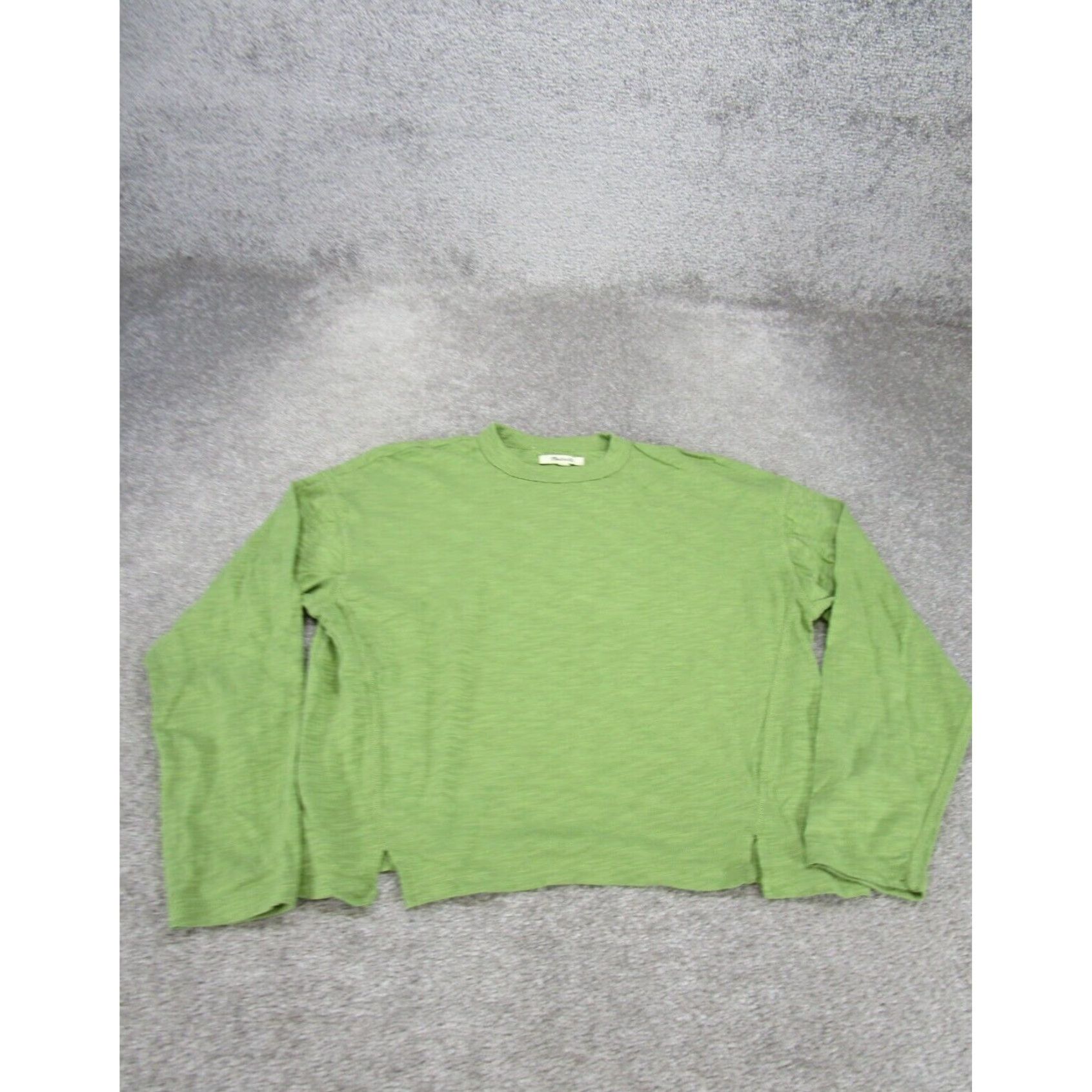 Madewell Womens Green Long Sleeve 2Xs Size Soft Classic Fit Madewell Shirt Tee Size XXS / US 00 / IT 34 - 1 Thumbnail