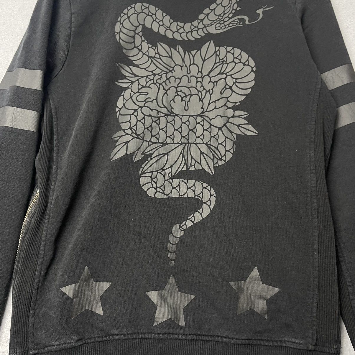 HYDROGEN Hydrogen Snake Skull Zip Sweatshirt Size US S / EU 44-46 / 1 - 3 Thumbnail