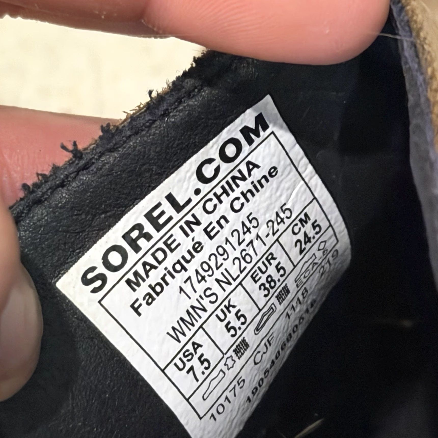 SOREL Sorel Boots Chelsea Ankle Bootie 7.5 Womens Brown Leather NL2671-245 Block Heel Size US 8 / IT 38 - 7 Thumbnail