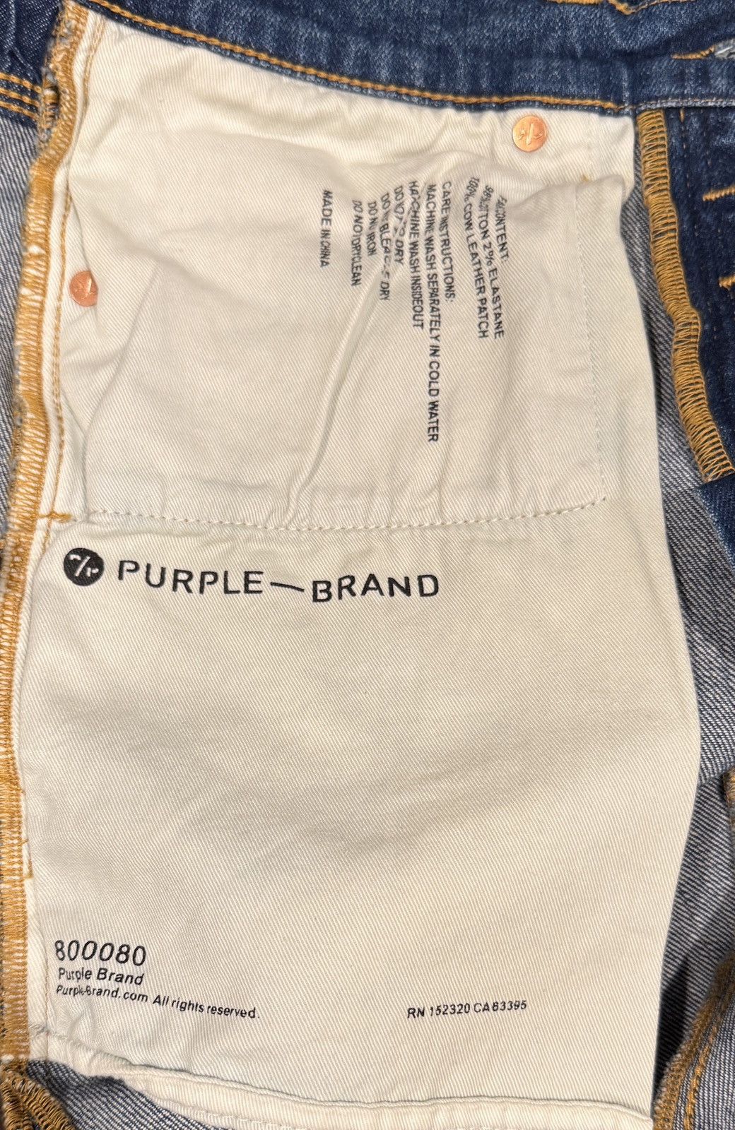 Purple Brand Purple Brand Jeans - Dark Indigo Size US 29 - 8 Thumbnail