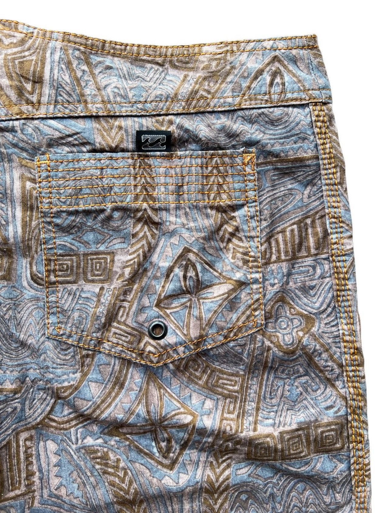 Billabong Vintage 90s Billabong Short Board Pants Rare Design Size US 32 / EU 48 - 4 Thumbnail
