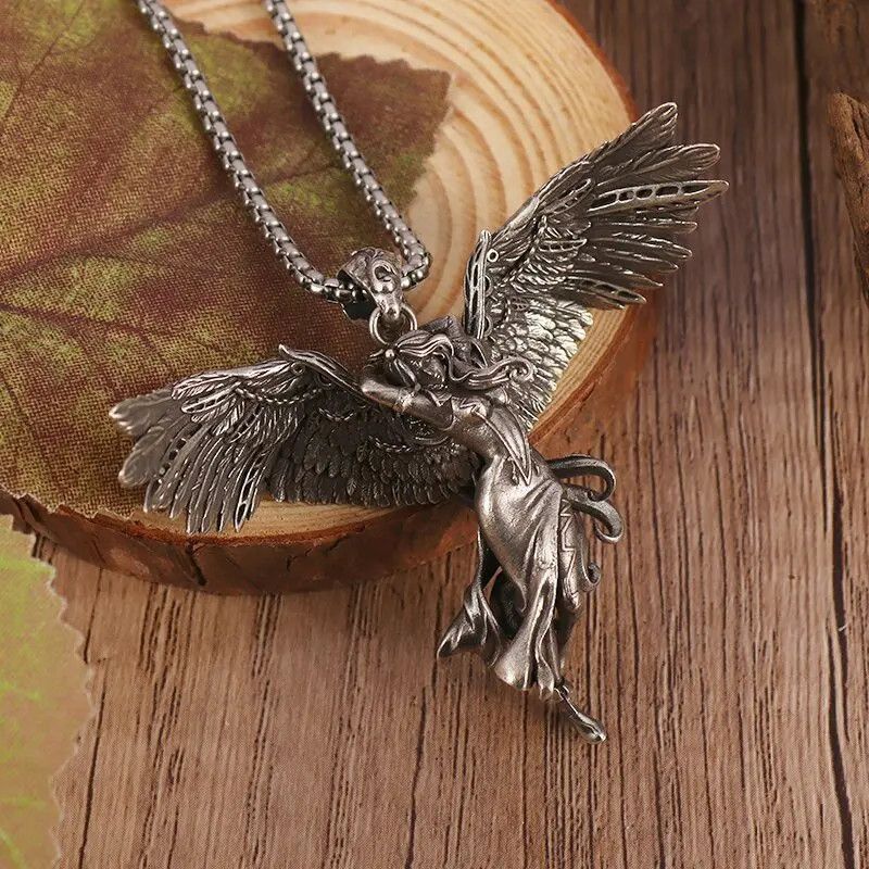 Jewelry Sexy Goddess Angel Pendant Necklace Size ONE SIZE - 2 Thumbnail