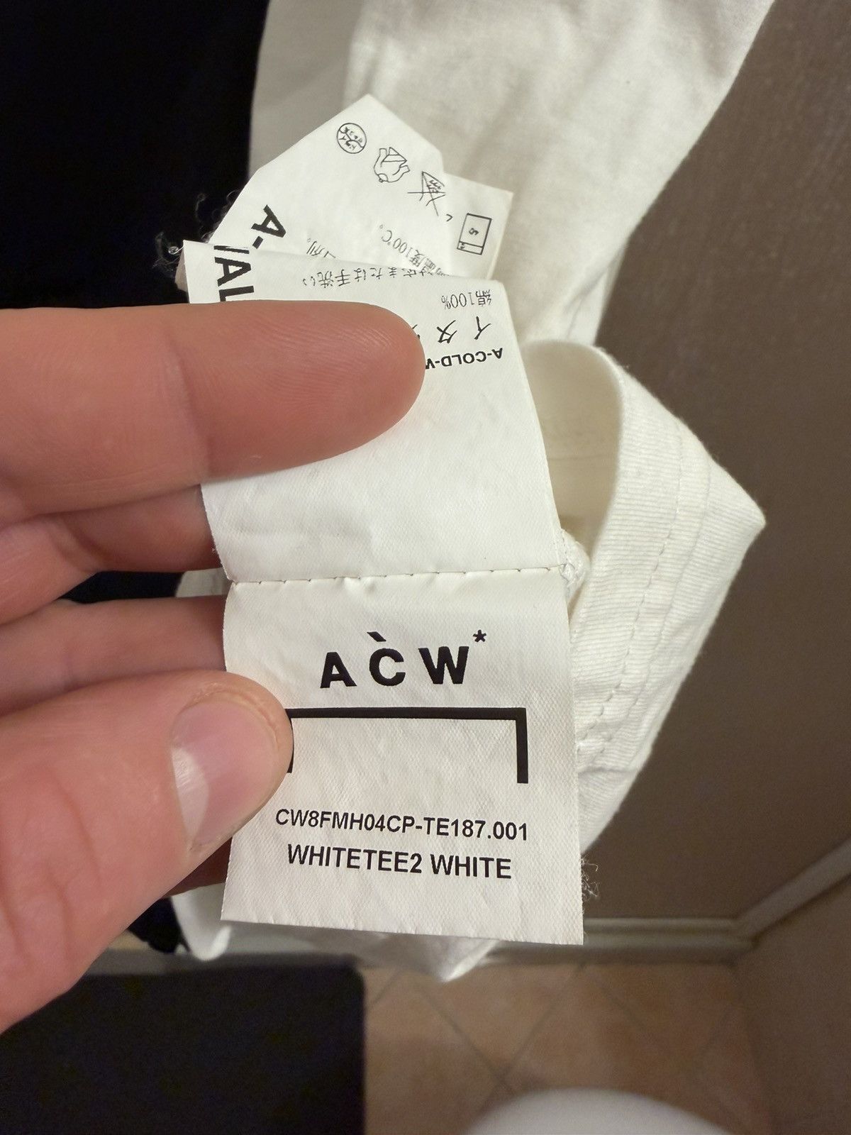 A-COLD-WALL* A-Cold-Wall* Zipper Pocket Short T-Shirt 'White' Size XL Size US XL / EU 56 / 4 - 13 Thumbnail