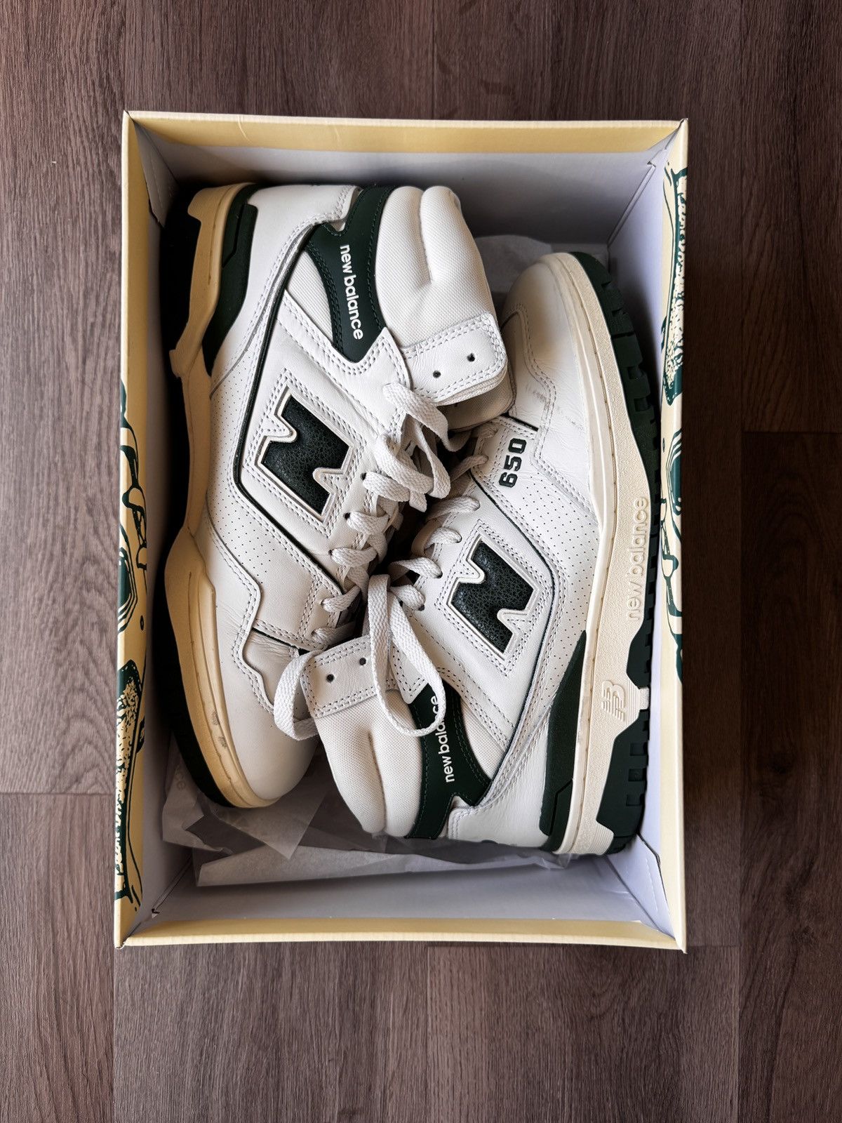 aimé leon dore new balance green