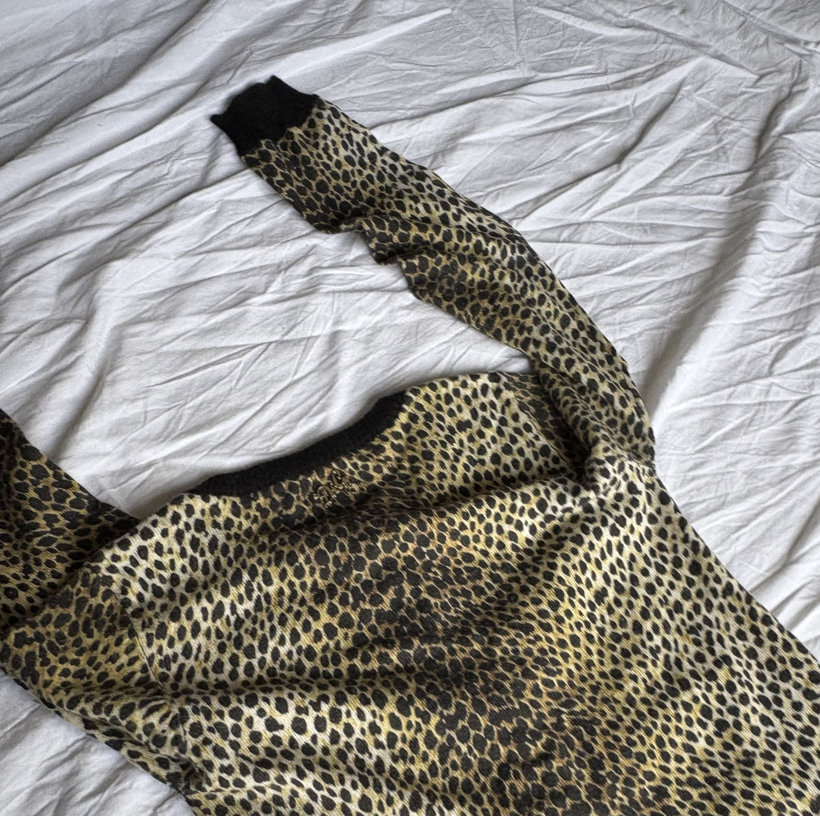 Dolce & Gabbana D&G Junior Leopard Cashmere Cardigan (Fits XS–S Women) Size XS / US 0-2 / IT 36-38 - 6 Thumbnail