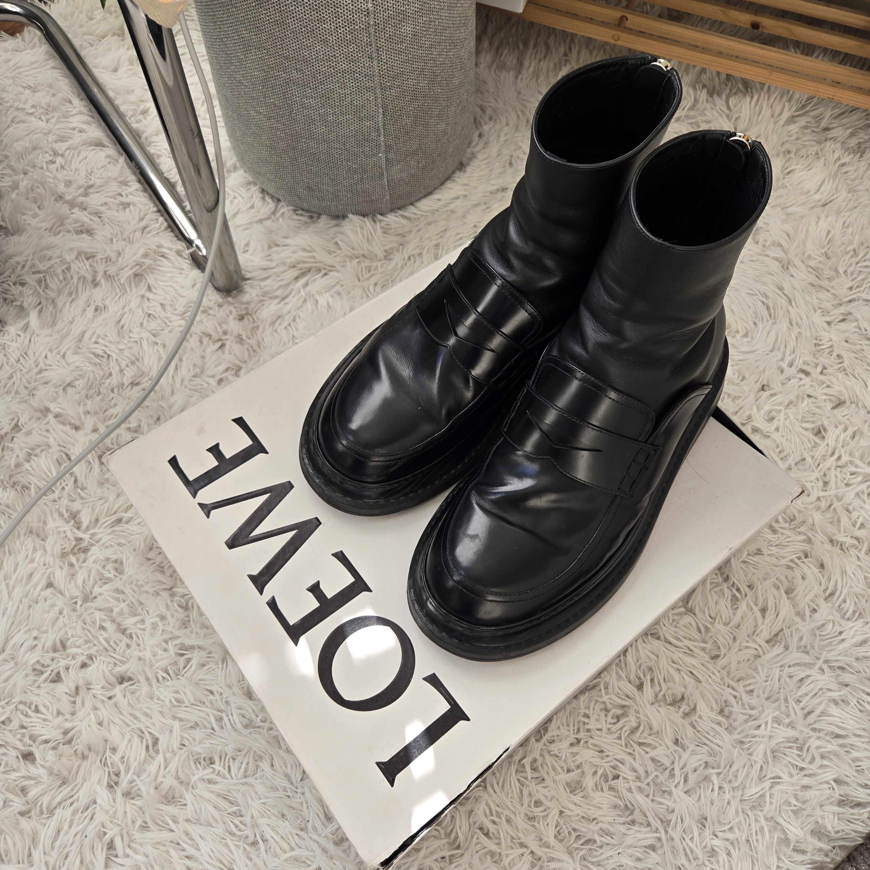 Loewe Loewe Backzip Loafer Boots EU 43 / US Men's 10 Size US 10 / EU 43 - 1 Thumbnail