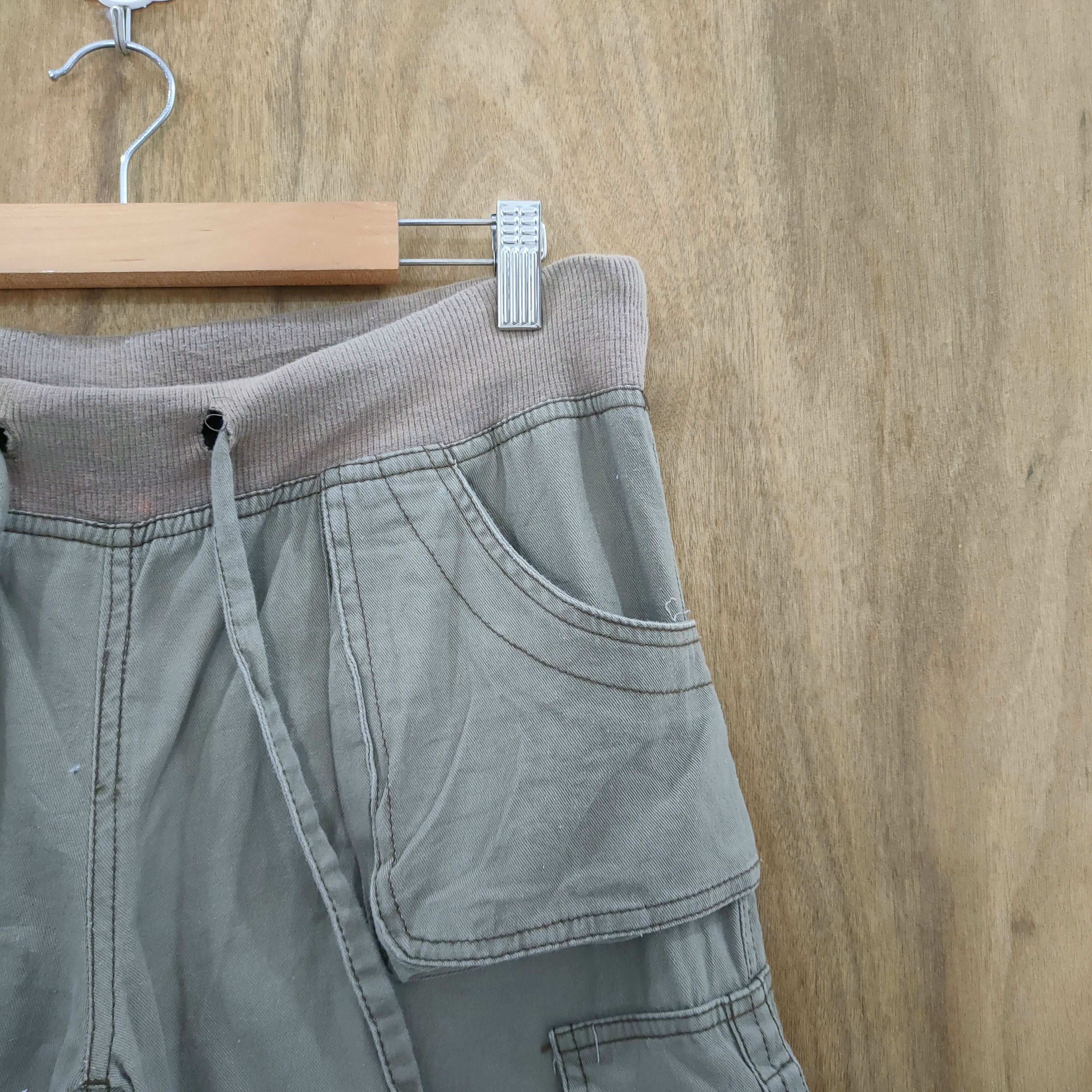 Japanese Brand × Vintage VINTAGE DGY SPRING WAIST FADED FLARED CARGO PANTS Size US 30 / EU 46 - 6 Thumbnail
