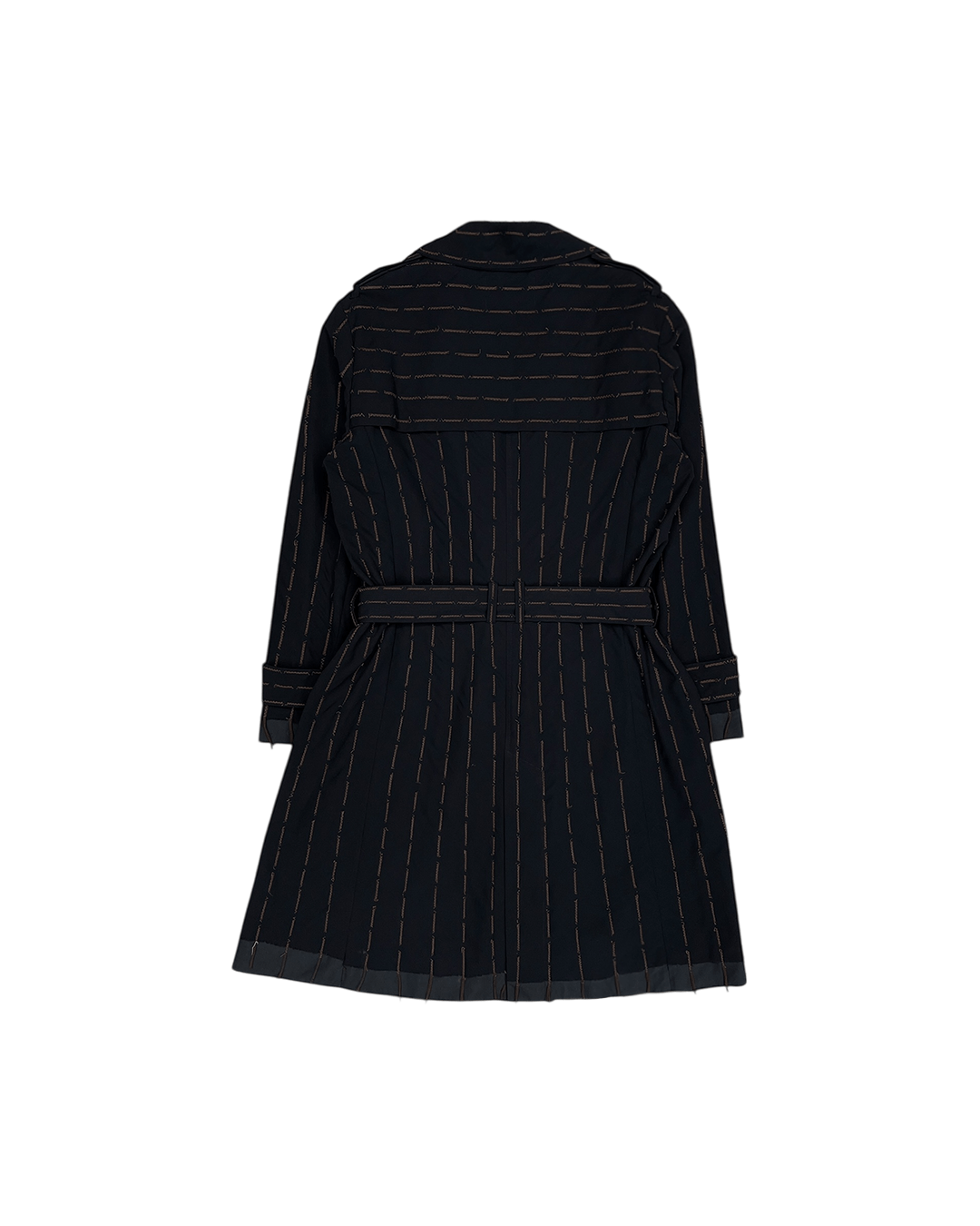 Japanese Brand Yoshiki Hishinuma Deconstructed Stitch Trench Coat Size XS / US 0-2 / IT 36-38 - 5 Thumbnail