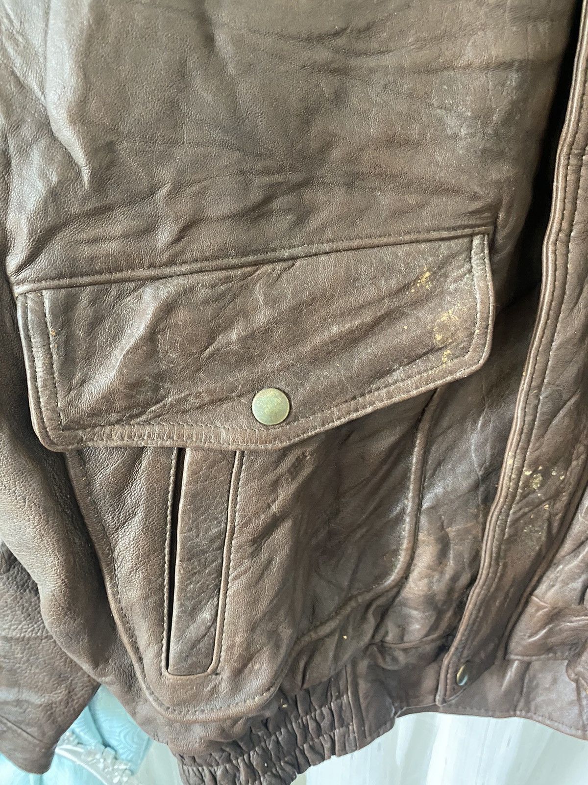 Japanese Brand × Uniqlo × Vintage Vintage Uniqlo Sherpa Neck Sheepskin Leather Jacket Size US L / EU 52-54 / 3 - 5 Thumbnail