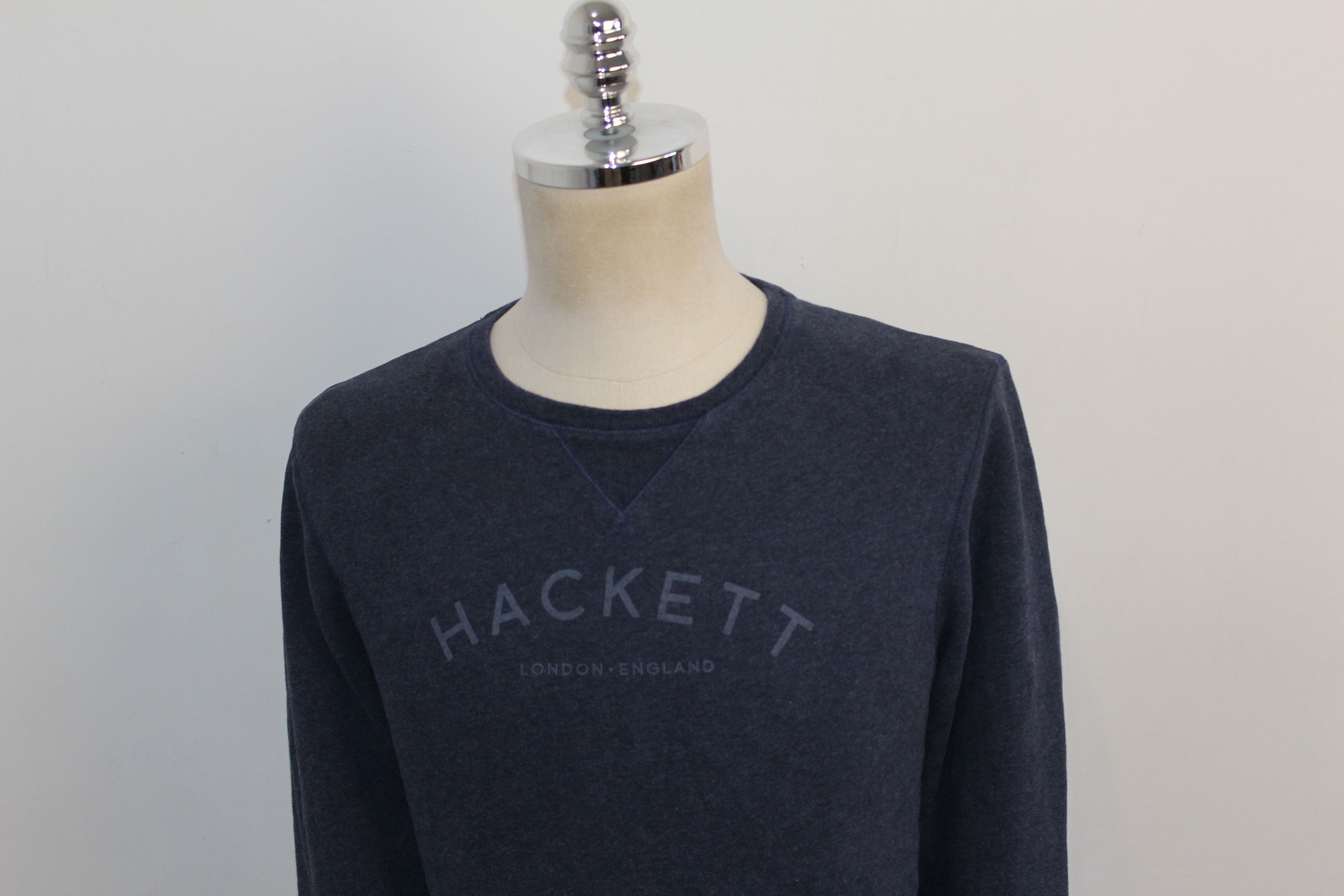 Hackett Men's Hackett Big Logo Blue Sweatshirt Size M Size US M / EU 48-50 / 2 - 6 Thumbnail
