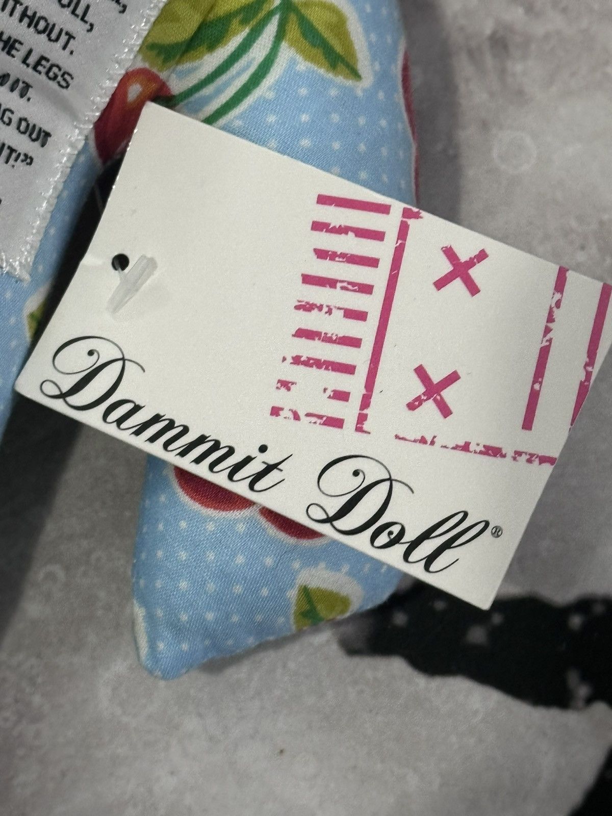 Other Dammit Doll Cherry Pattern Yarn Hair Figure Size ONE SIZE - 5 Thumbnail