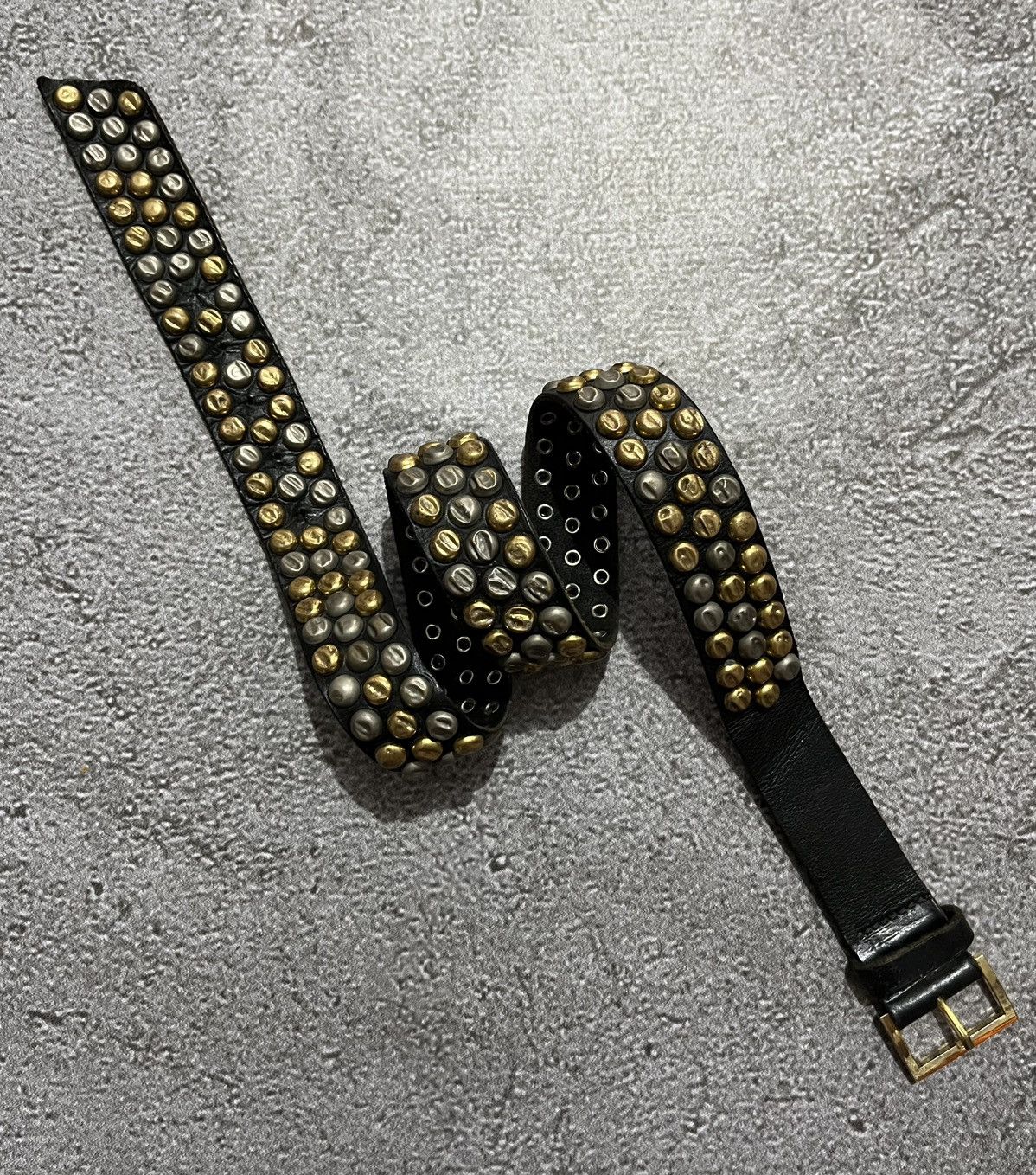 Zadig & Voltaire Vintage Zadig & Voltaire Leather Belt Punk Style ZV Belt Size ONE SIZE - 2 Thumbnail