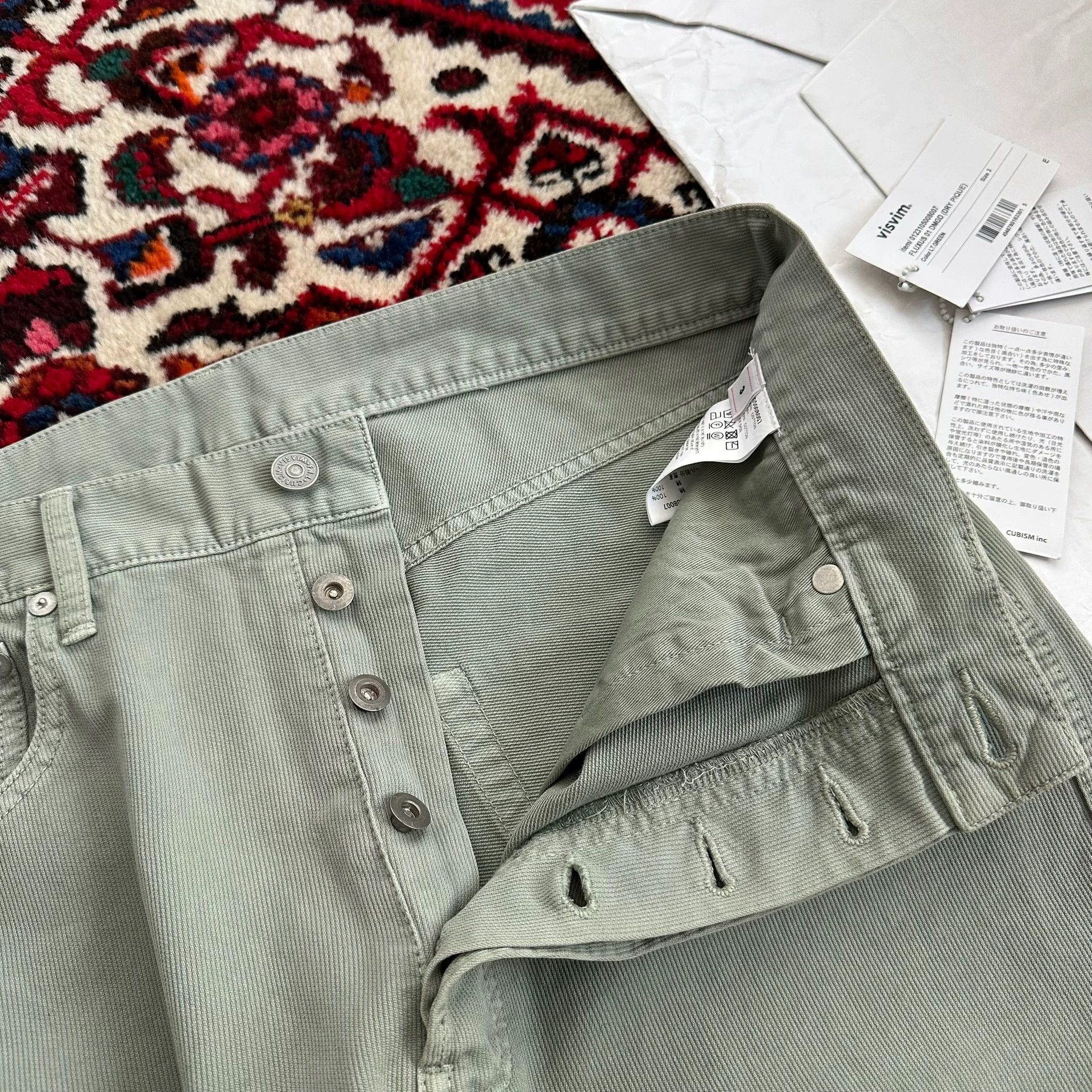 Visvim VISVIM 23SS FLUXUS 01 DMGD Size 3 DRY PIQUE pants Size US 34 / EU 50 - 5 Thumbnail