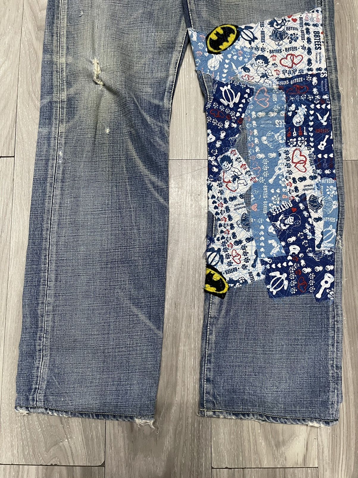 Spellbound SPELLBOUND - GHOST Pocket + Patches Jeans Size US 31 - 4 Thumbnail