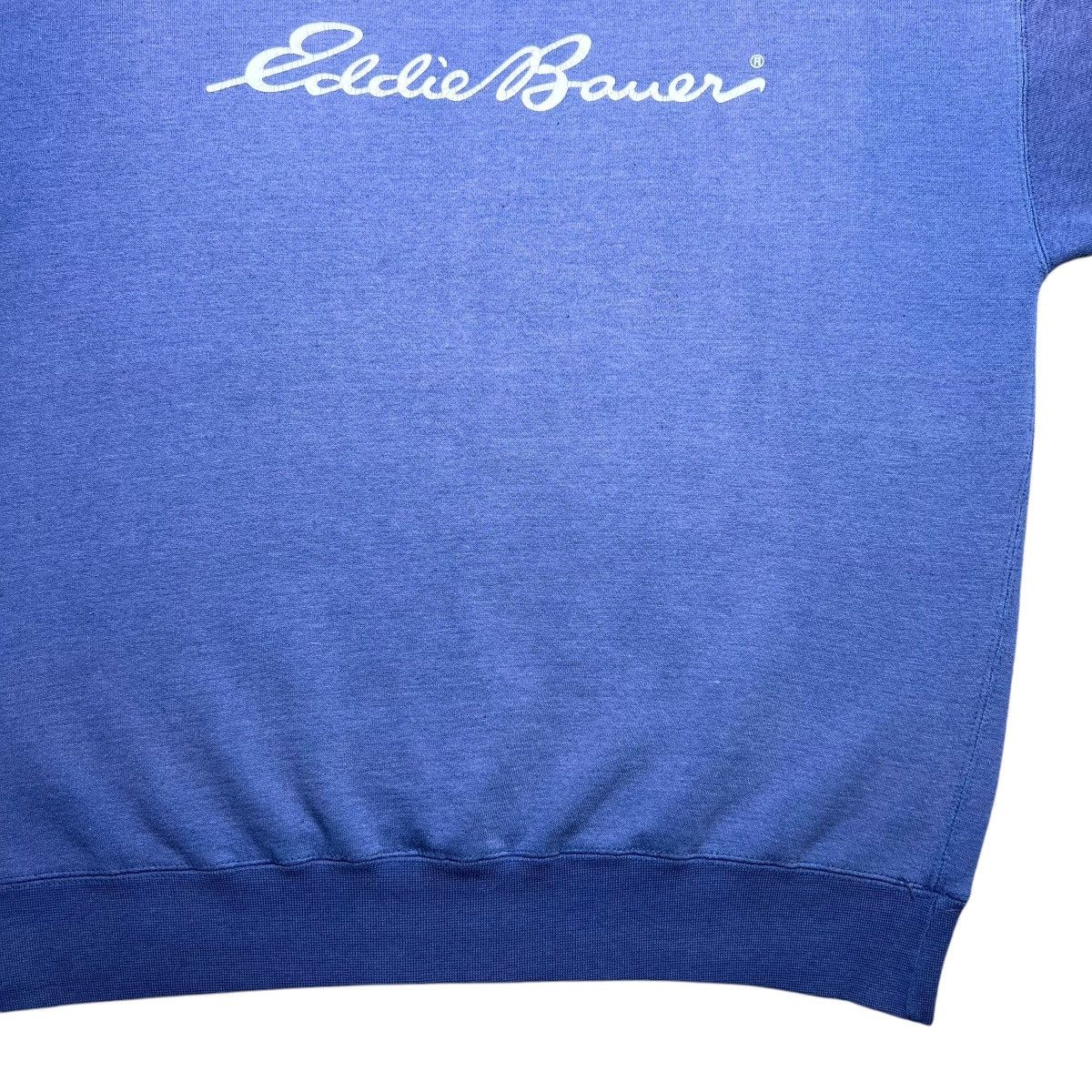 Eddie Bauer × Vintage Vintage 1980s Eddie Bauer Spell Out Pullover Sweatshirt Size US XL / EU 56 / 4 - 8 Thumbnail