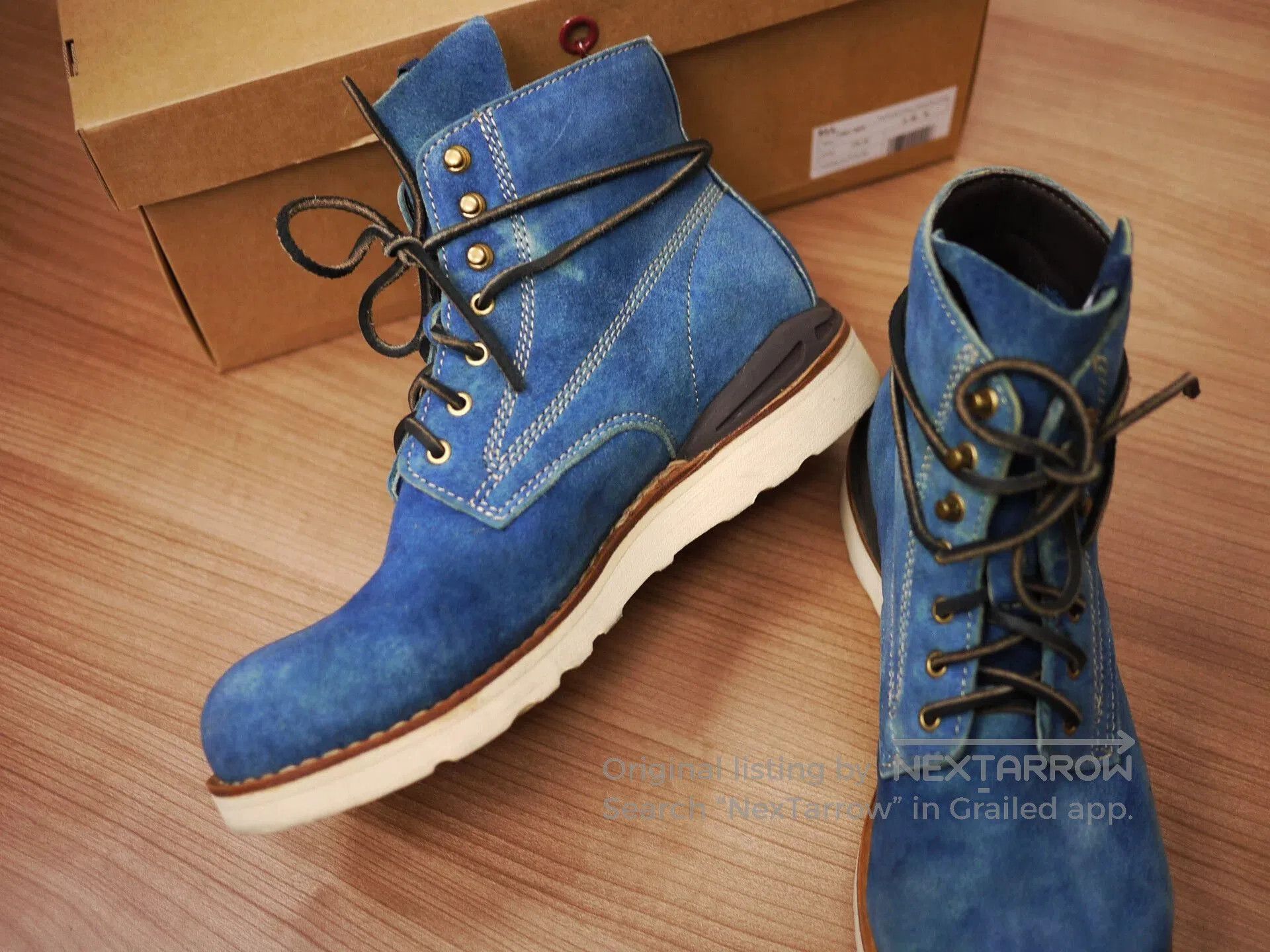 Visvim Visvim ICT Virgil Boots in Indigo. Size US 9 / EU 42 - 4 Thumbnail