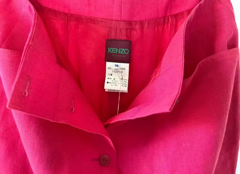 Kenzo KENZO Pink linen skirt Size 25" / US 0 / IT 36 - 4 Thumbnail