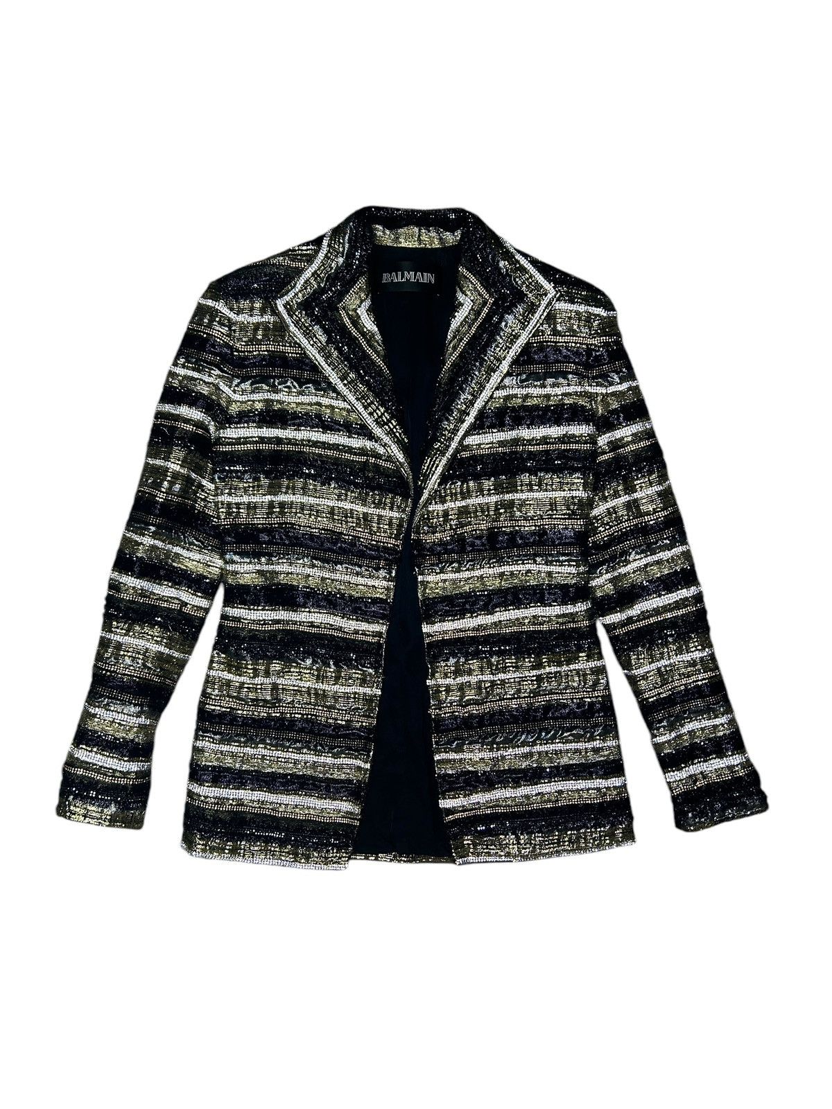 Balmain F/W 11 Decarnin Swarovski Embellished Jacket Size S / US 4 / IT 40 - 2 Thumbnail