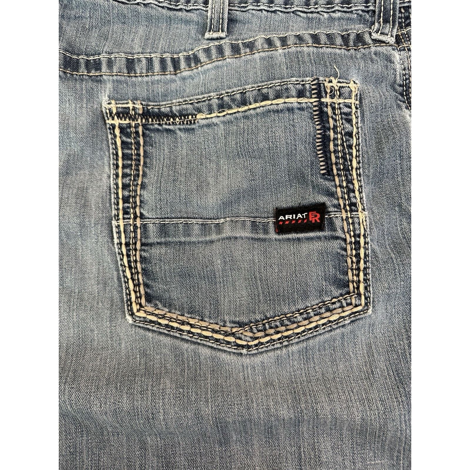 Ariat ARIAT FR Low Rise M4 Boot Jeans Blue 44/32 Flame Resistant Size US 44 / EU 60 - 17 Thumbnail