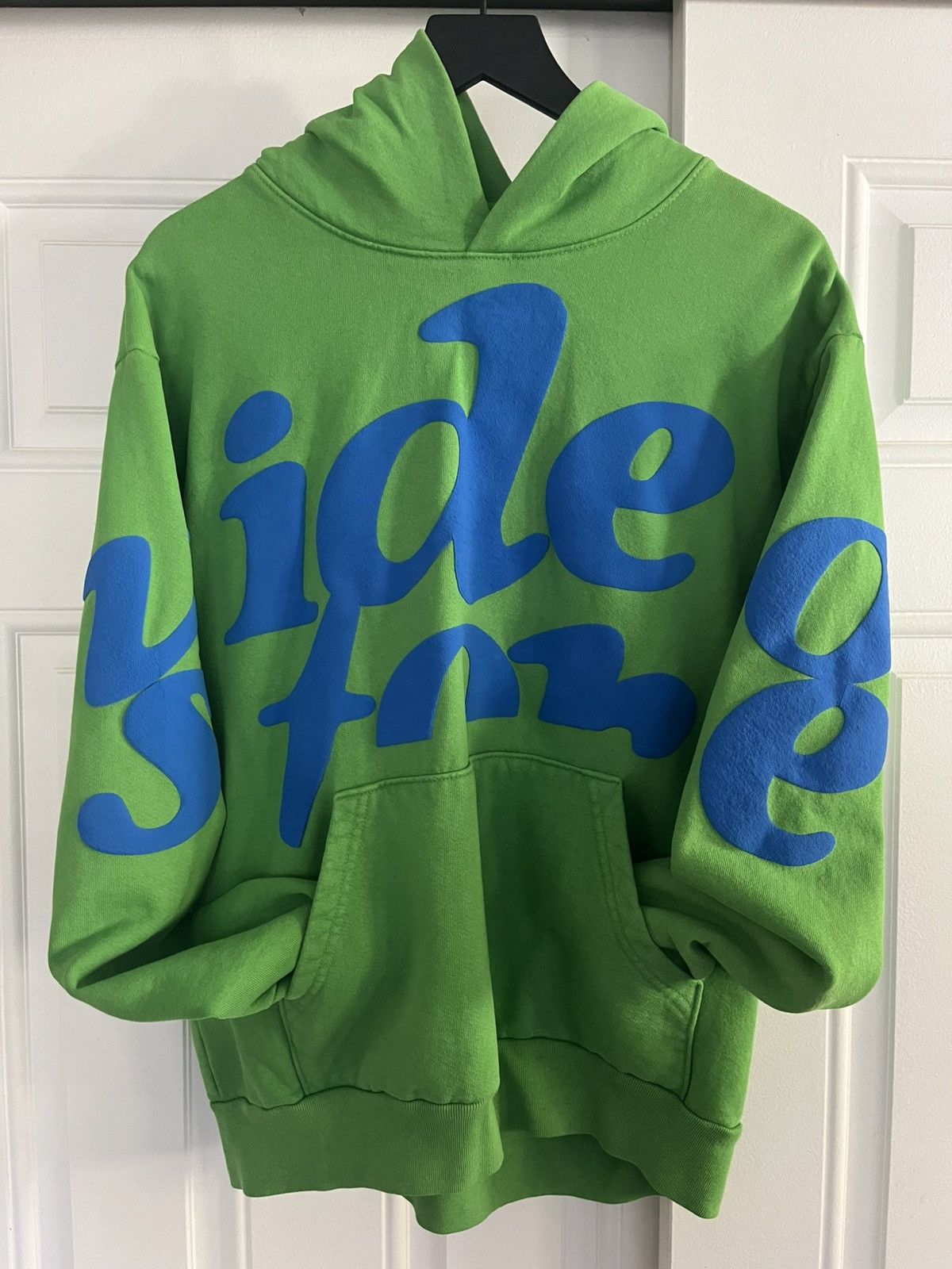Video Store Apparel Video Store Hoodie - Green w Blue Puff Print Size US M / EU 48-50 / 2 - 1 Thumbnail