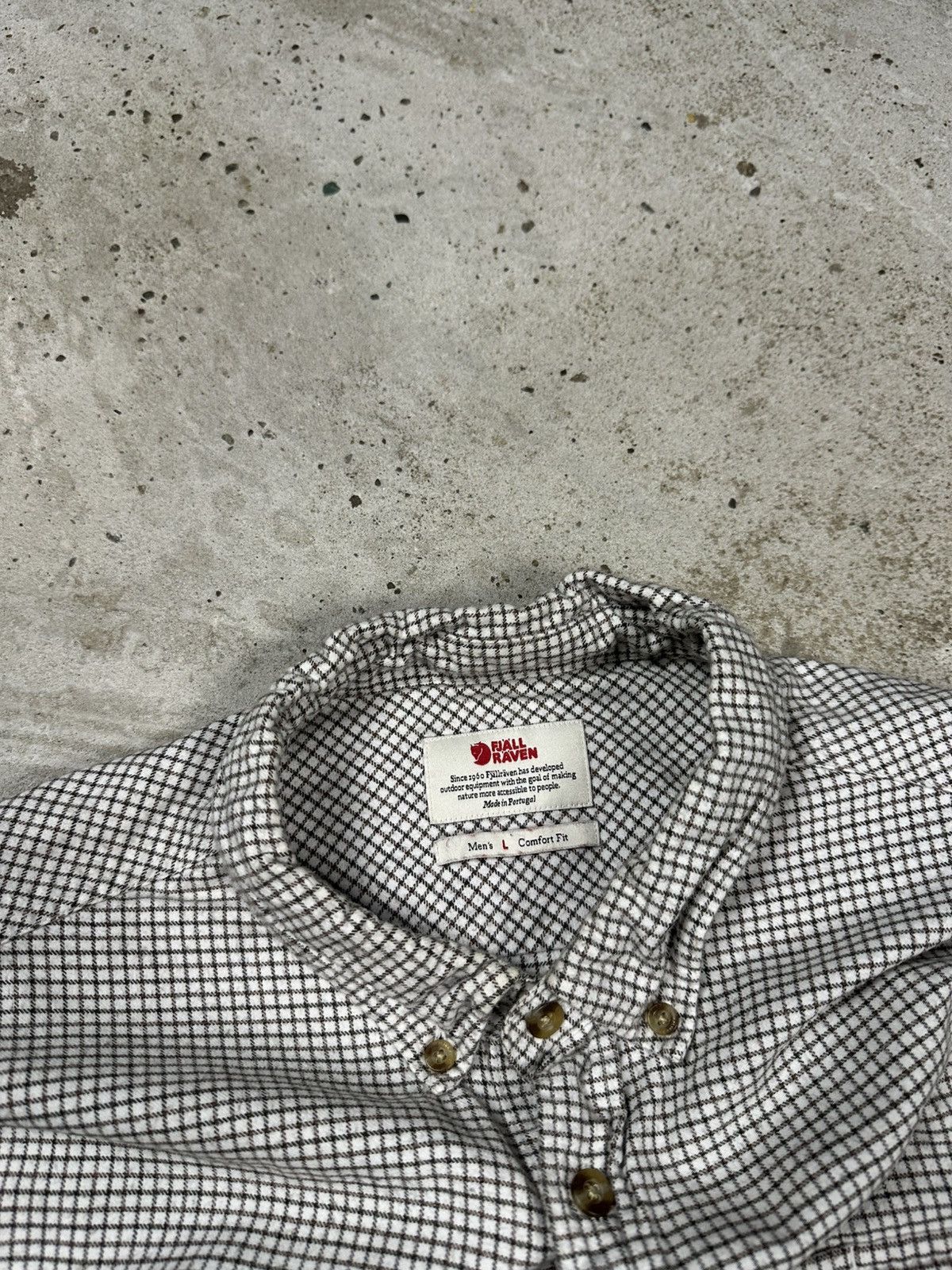 Fjallraven Forest Flannel Shirt Check Plaid Button Up