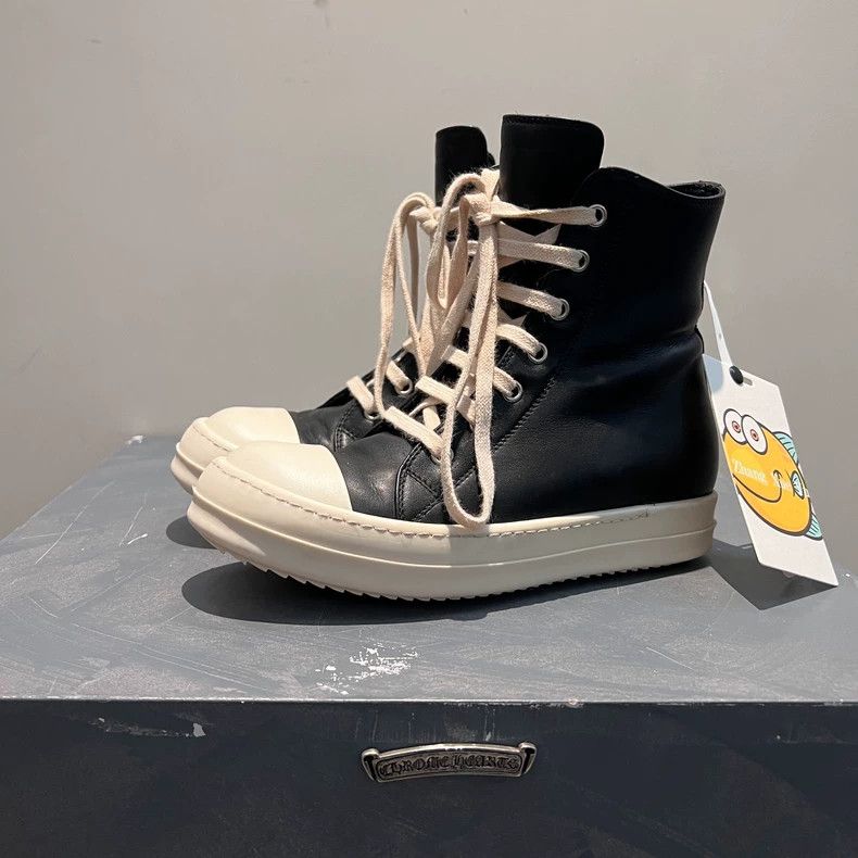 Rick Owens rick owens size 36 Classic high-top Converse board shoes Size US 6 / IT 36 - 1 Thumbnail