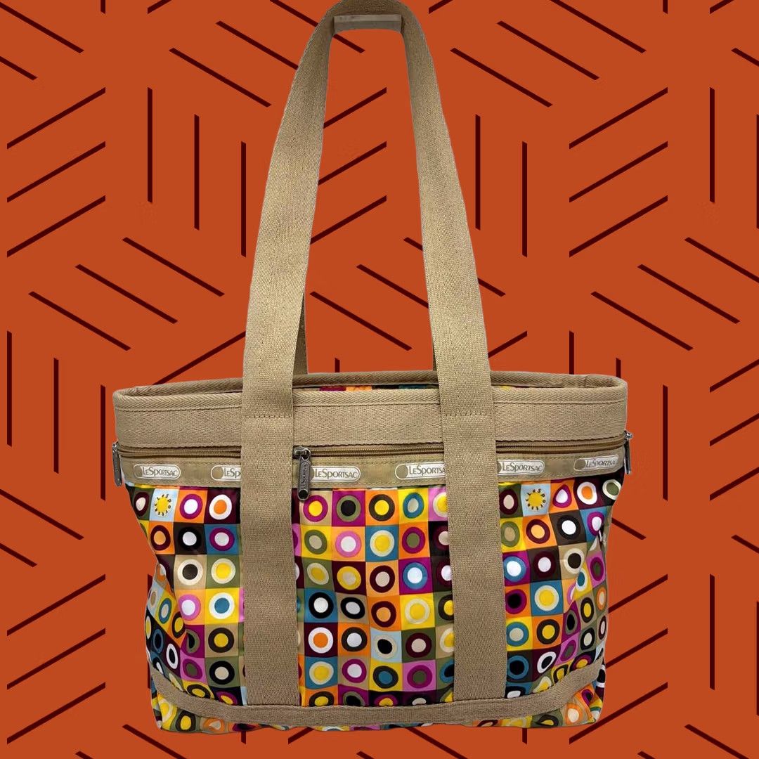 LeSportsac VINTAGE Lesportsac Tan Tote Bag Size ONE SIZE - 1 Thumbnail