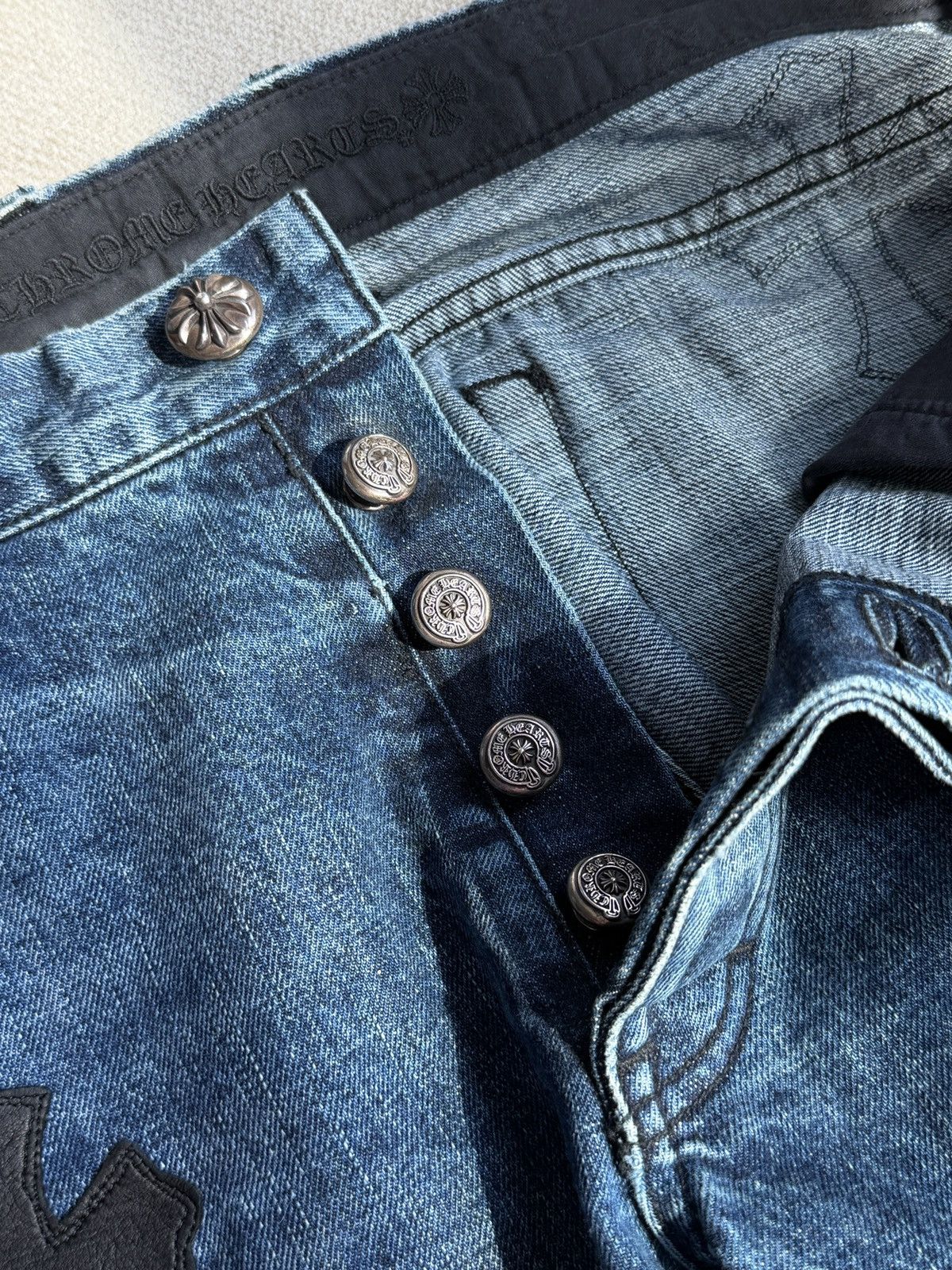 Chrome Hearts Chrome Hearts Multicolor Cross Patches Blue Jeans Size US 38 / EU 54 - 4 Thumbnail