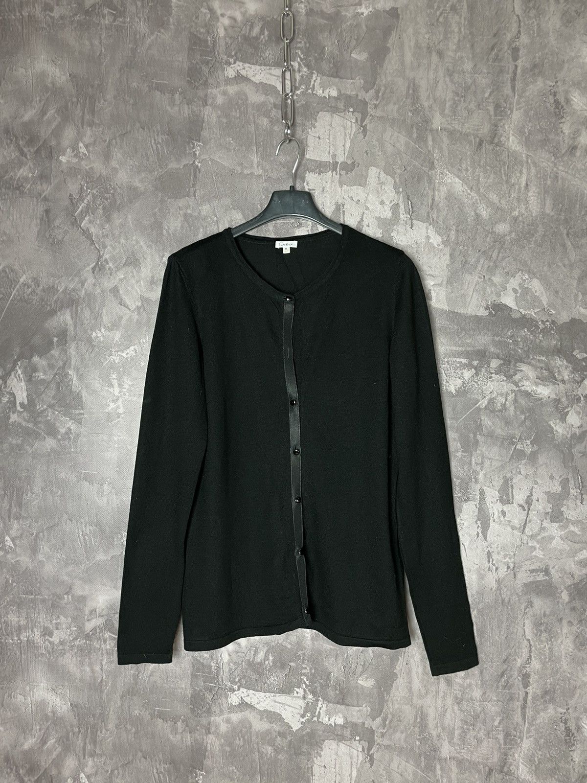 Cartier × Vintage Vintage Cartier knit cardigan Size M / US 6-8 / IT 42-44 - 1 Thumbnail