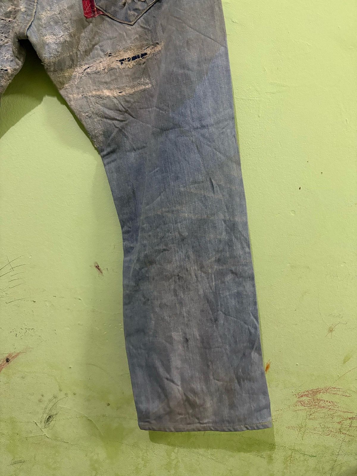 Other Dope Drakkar Distressed Denim pant Size US 33 - 10 Thumbnail