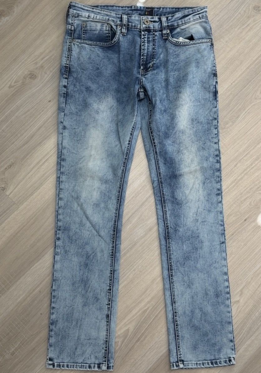 Buffalo David Bitton Buffalo David Bitton Slim Straight Denim Jeans Size US 32 / EU 48 - 1 Thumbnail