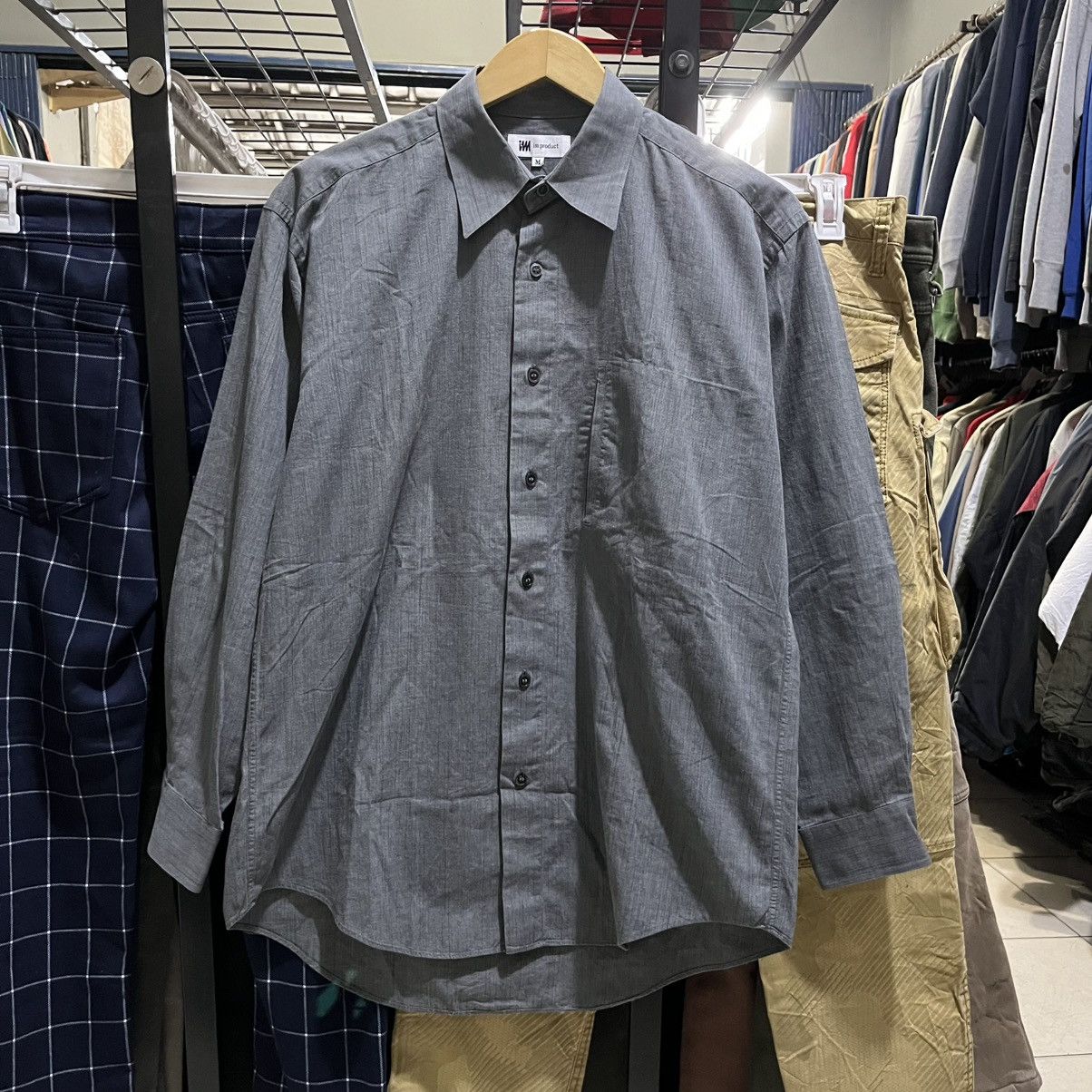 Issey Miyake Issey Miyake Im product Slanted pocket Long Sleeve Button Size US M / EU 48-50 / 2 - 2 Thumbnail