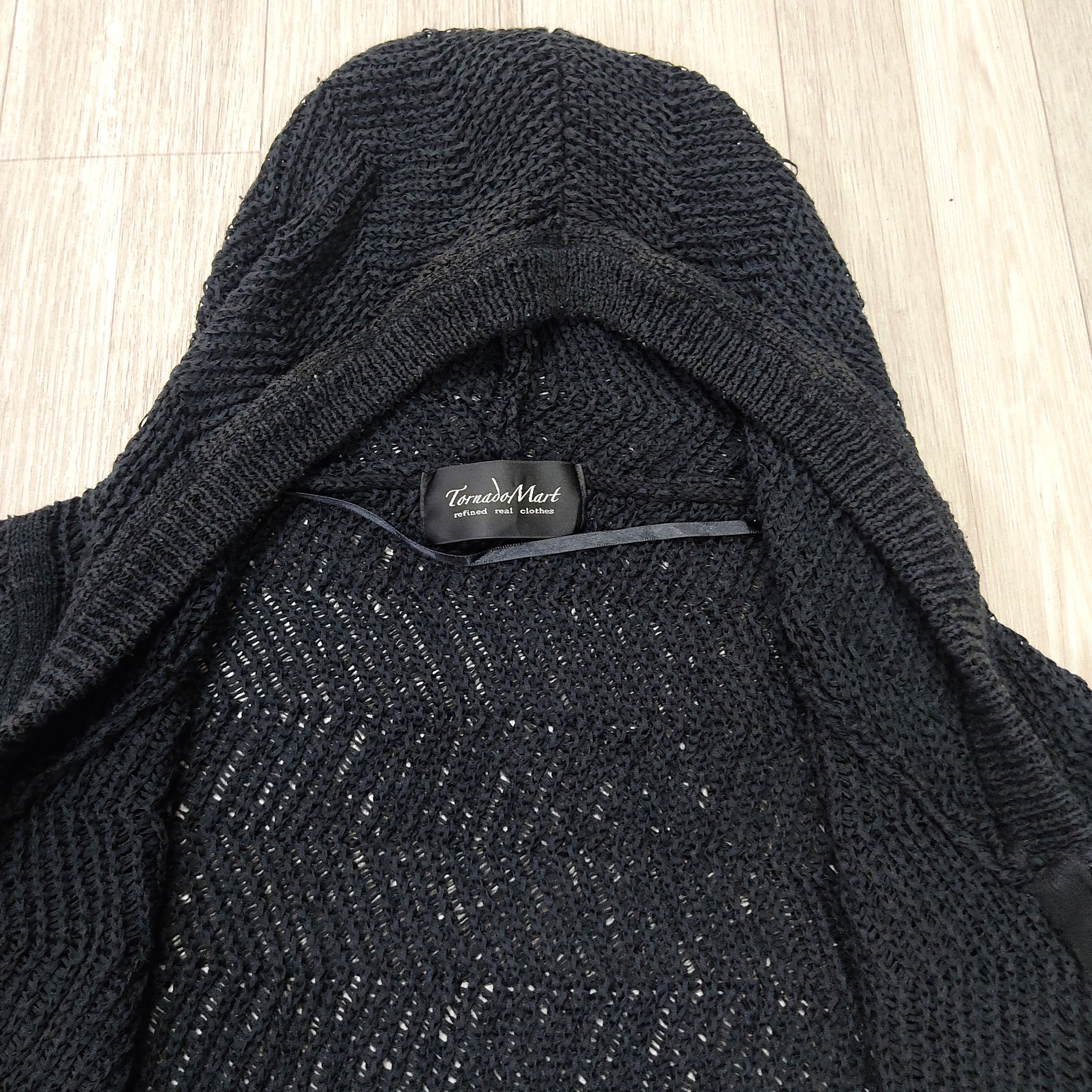 Tornado Mart Beautybeast TORNADO MART Mesh Knitted Hooded Cardigan Size US M / EU 48-50 / 2 - 11 Thumbnail