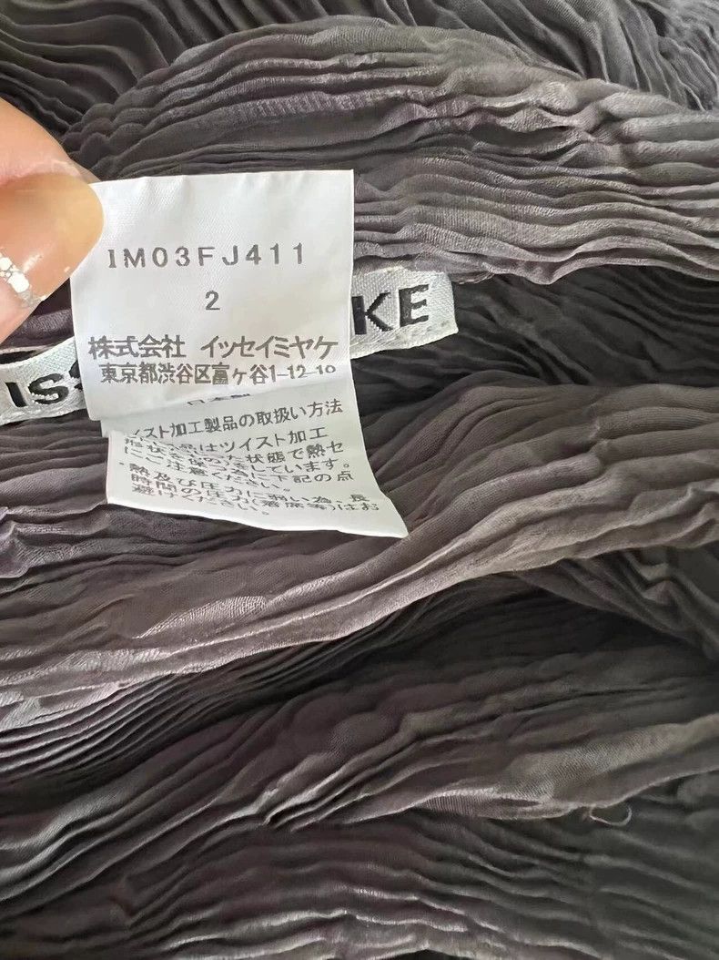 Issey Miyake Issey Miyake size:2 Wicker see-through short-sleeved shirt Size XS / US 0-2 / IT 36-38 - 3 Thumbnail