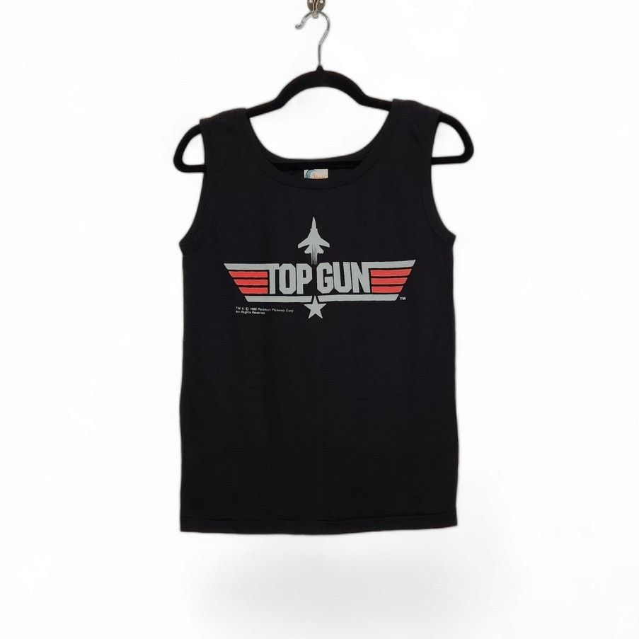Vintage Vintage Top Gun '86 Paramount Tank Top Single Stitch Small Size US S / EU 44-46 / 1 - 1 Thumbnail