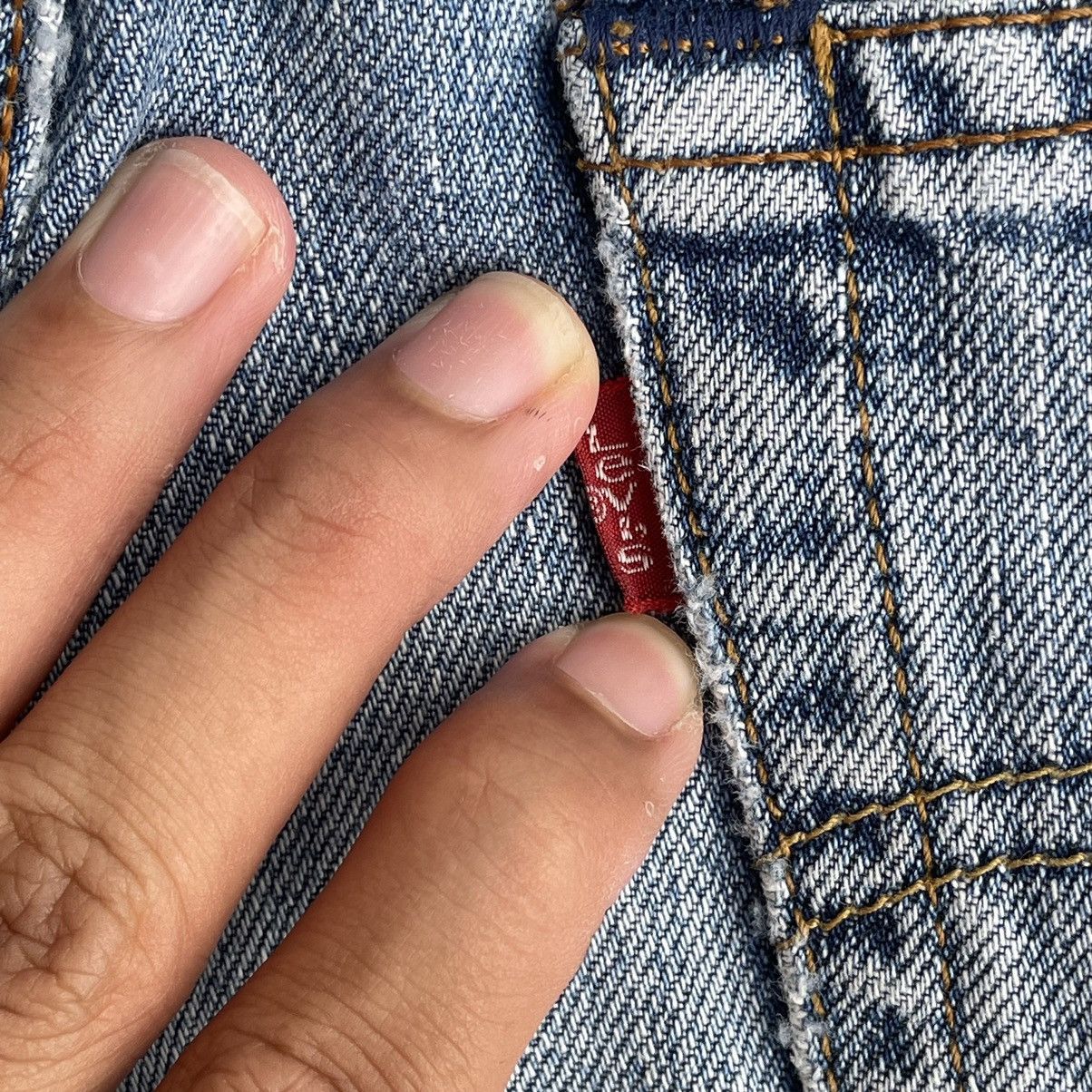 Levi's × Levi's Vintage Clothing “DISTRESSED SELVEDGED LEVIS” RARE WHITELINE SELVEDGE DENIM Size US 30 / EU 46 - 10 Thumbnail