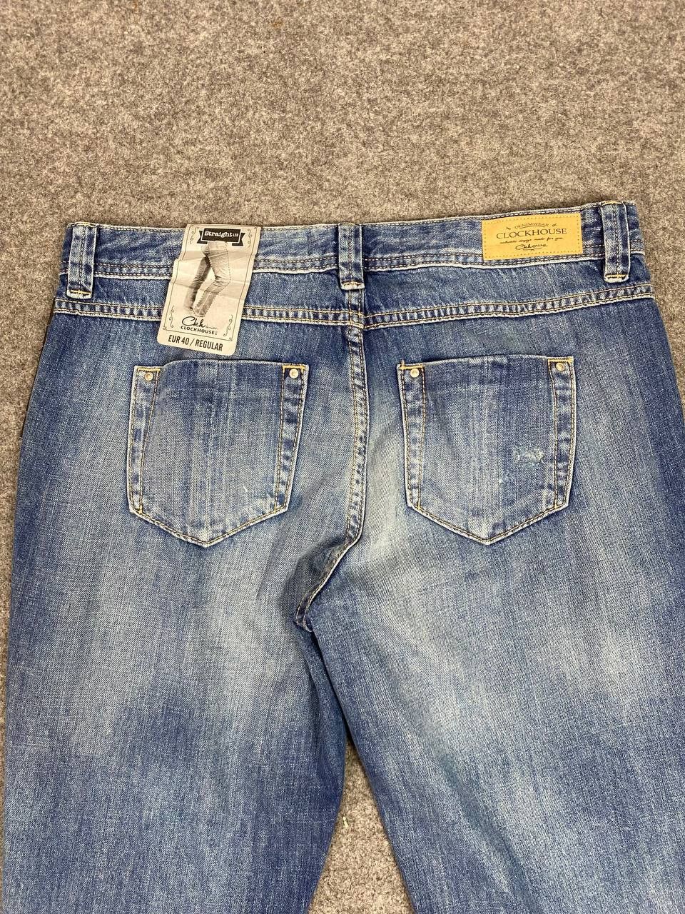 Other clockhouse denim straight cut distressed design Size 34" / US 12 / IT 48 - 3 Thumbnail
