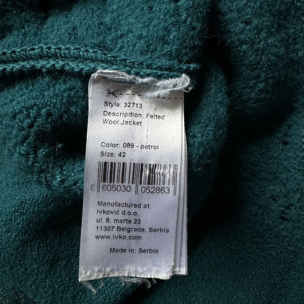 Designer IVKO Felted Wool Jacket Cardigan Women’s Size:42 Size M / US 6-8 / IT 42-44 - 7 Thumbnail