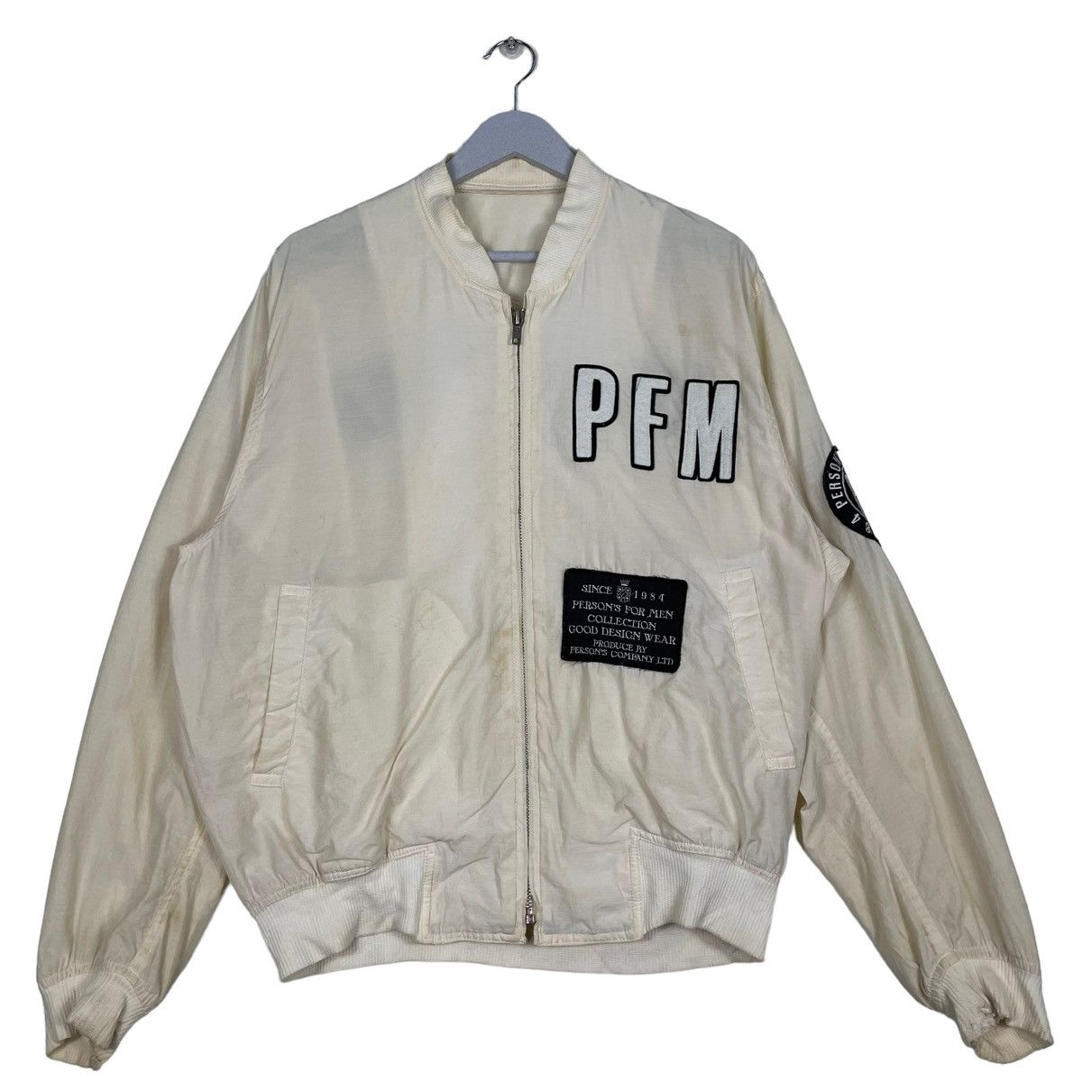 Japanese Brand × PERSON'S 💥PERSONS FOR MEN RIOT BOMBER FLIGHT JACKET Size US L / EU 52-54 / 3 - 1 Thumbnail