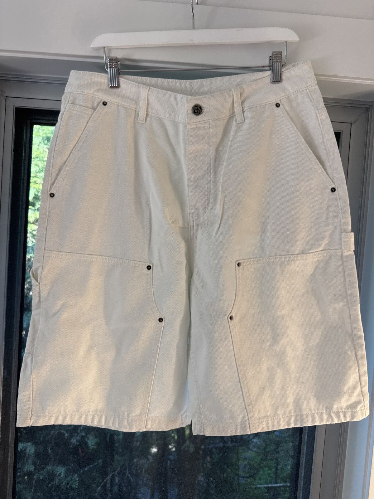 White denim carpenter