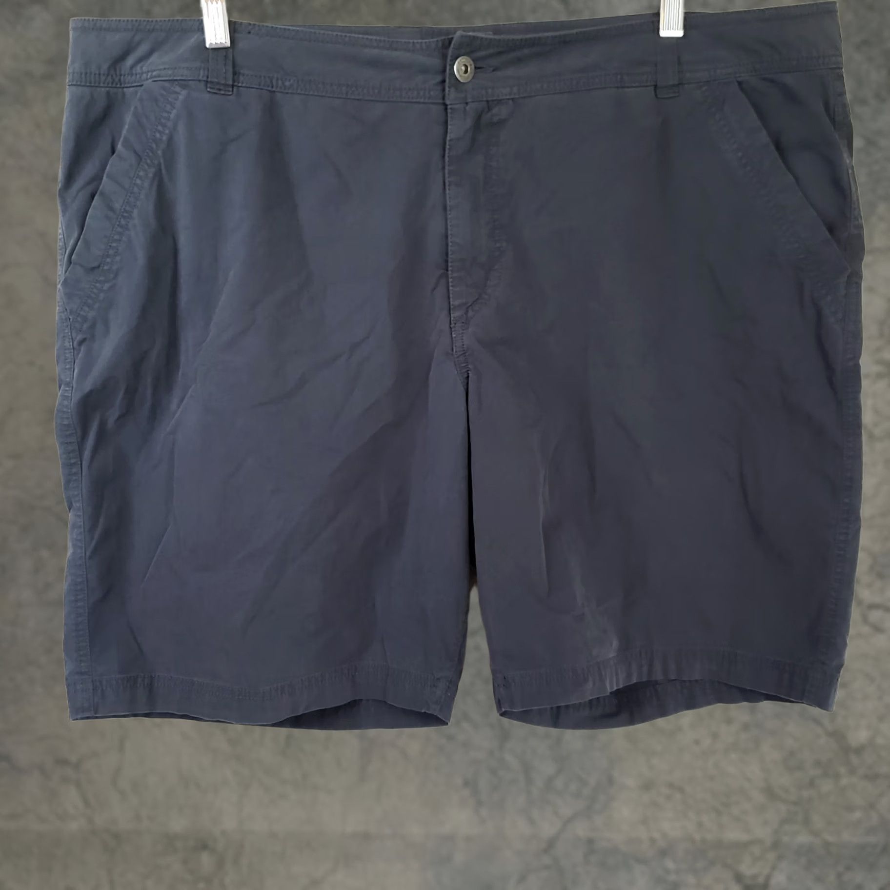 ExOfficio ExOfficio Shorts Mens 42x9 Navy Blue Cargo Pocket Outdoor Camp Hike Cotton Nylon Size US 42 / EU 58 - 1 Thumbnail