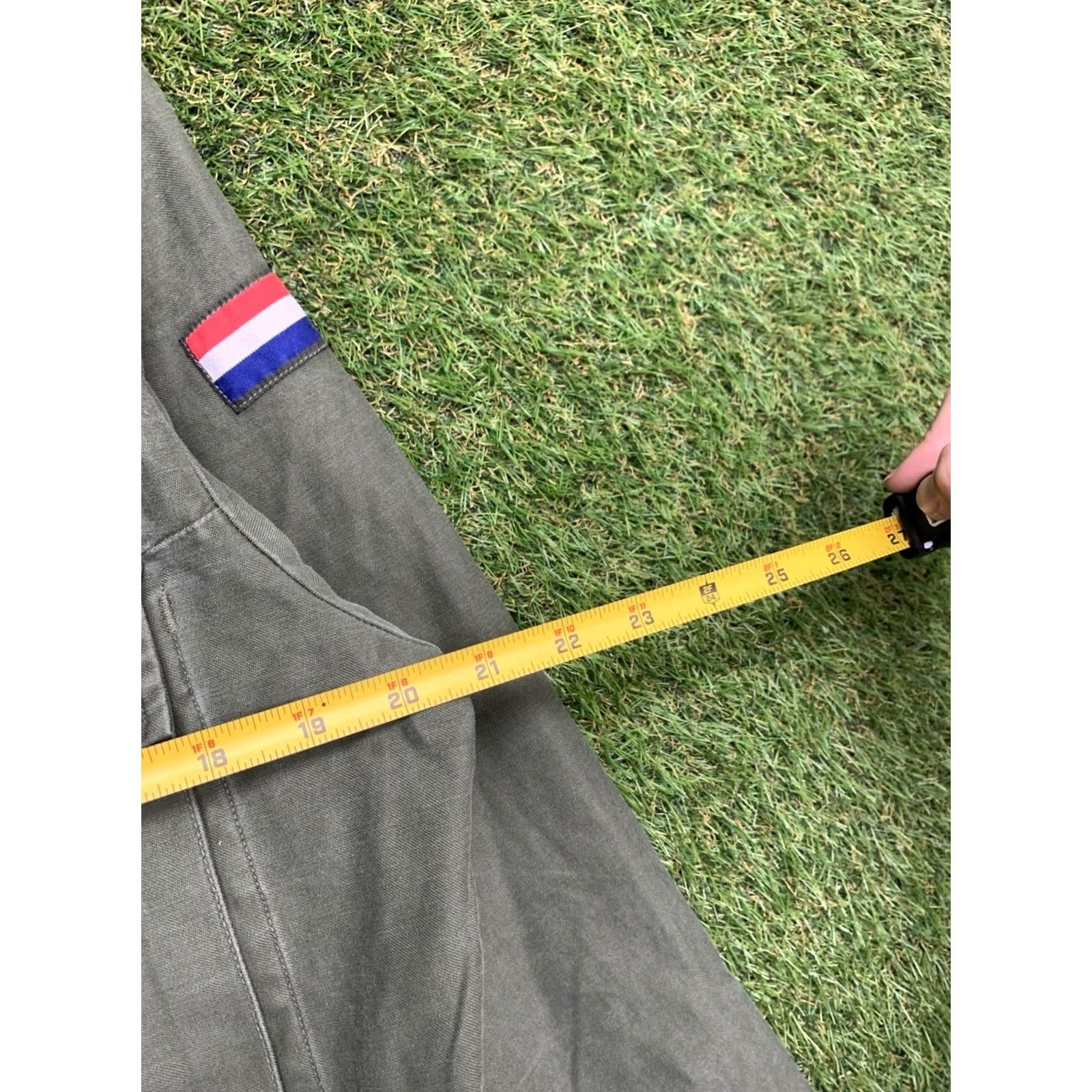Vintage VINTAGE Rotkopf Netherlands Army Shirt Mens Large 104 Green Flag Canvas Jacket/Military Style Size US L / EU 52-54 / 3 - 4 Thumbnail