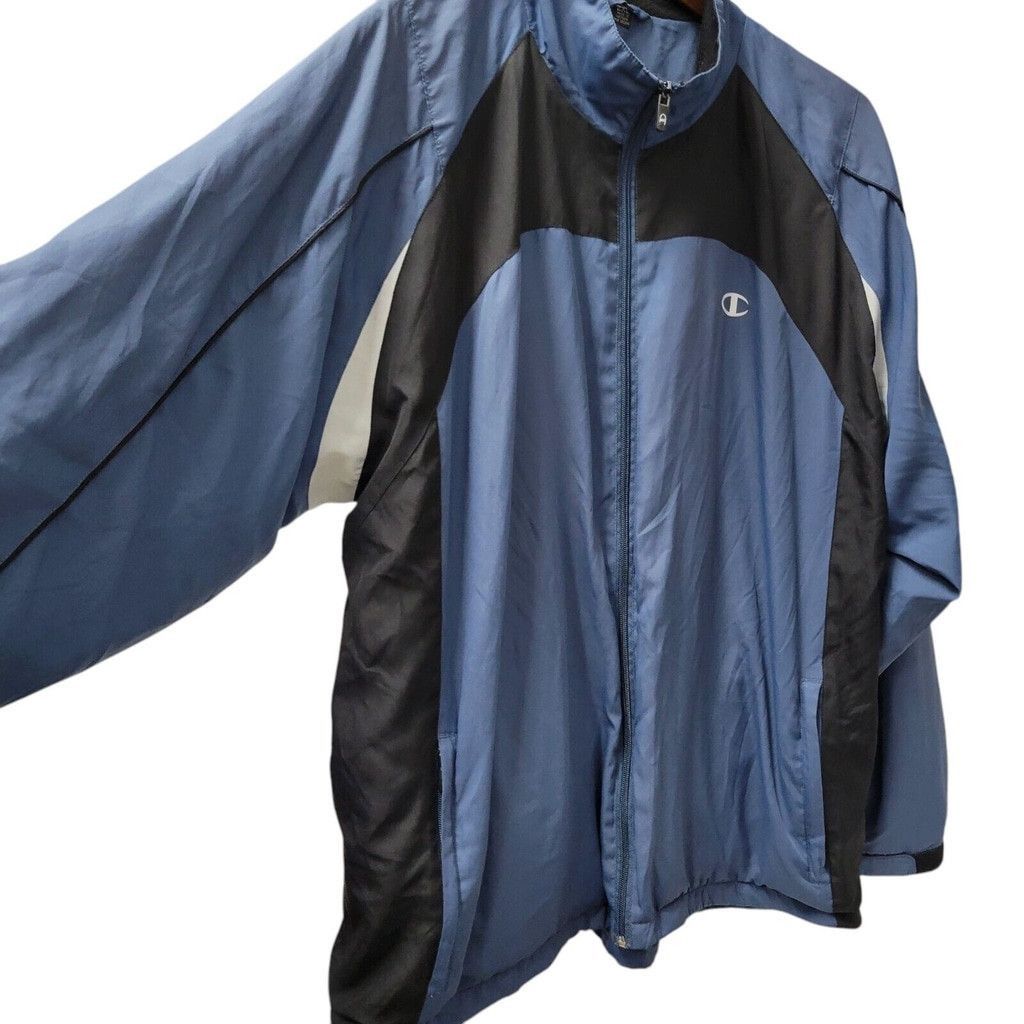 Champion Champion Full-Zip Track Jacket Blue And Black Men’s Size US XXL / EU 58 / 5 - 6 Thumbnail